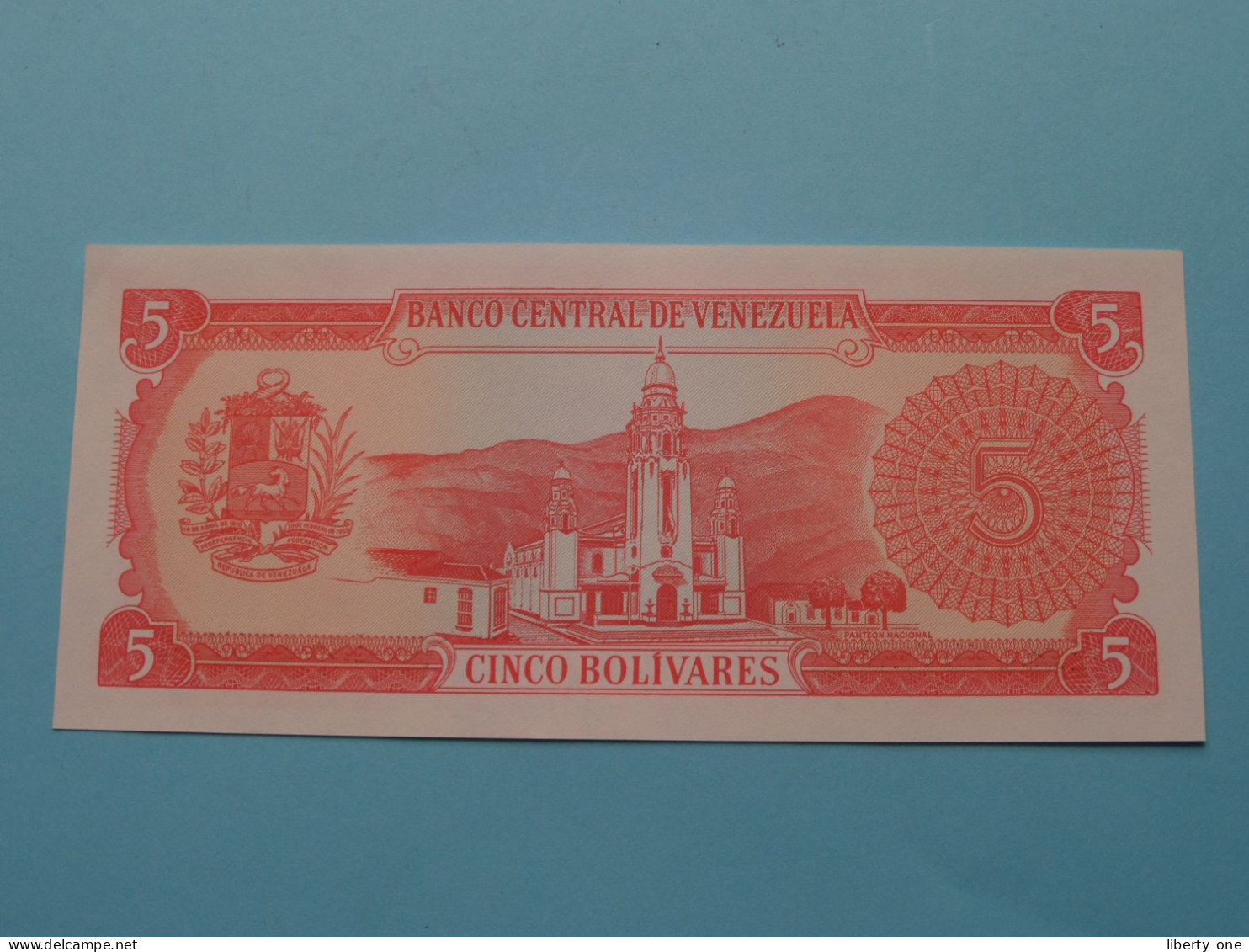5 - Cinco BOLIVARES ( 1989 ) Banco Central De Venezuela ( For Grade, Please See Photo ) ! - Venezuela