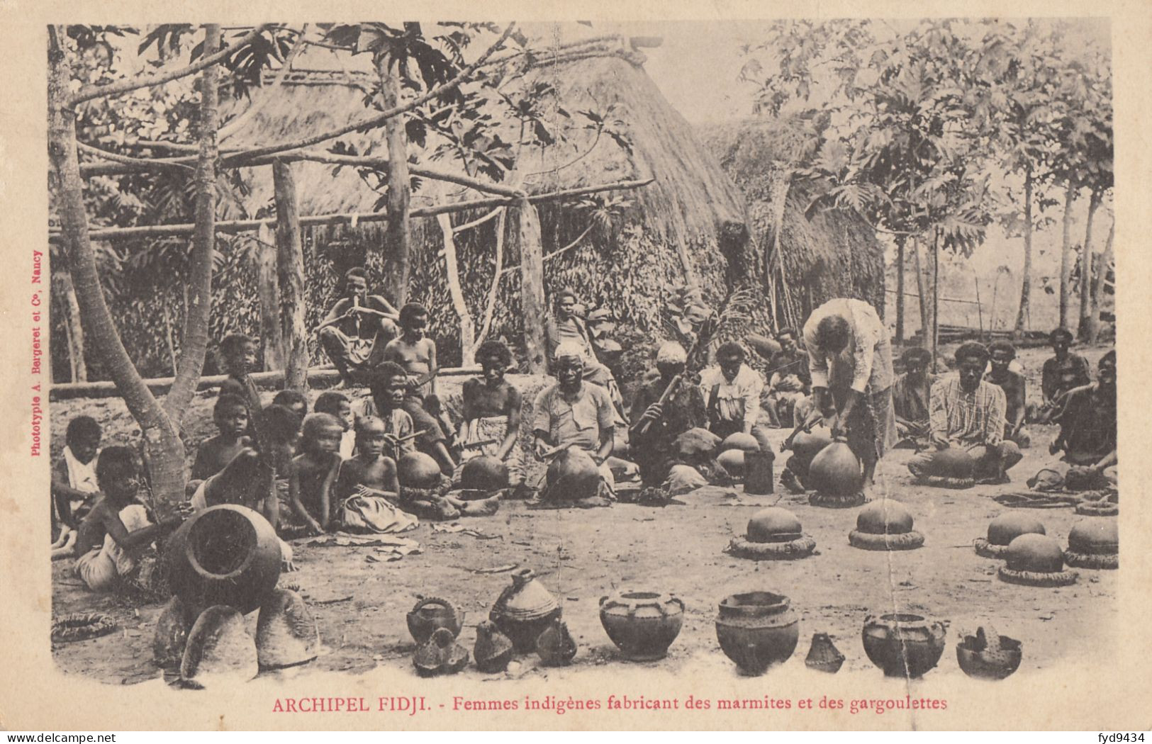 CPA - Femmes Indigènes Fabricant Des Marmites Et Des Gargoulettes - Fidschi