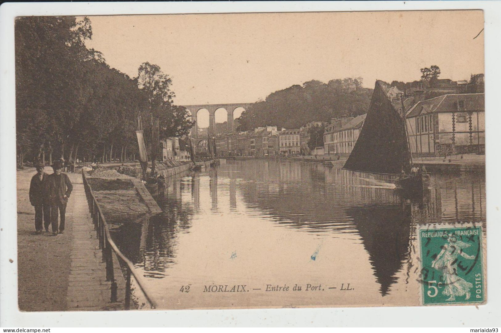 MORLAIX - FINISTERE - ENTREE DU PORT - Morlaix