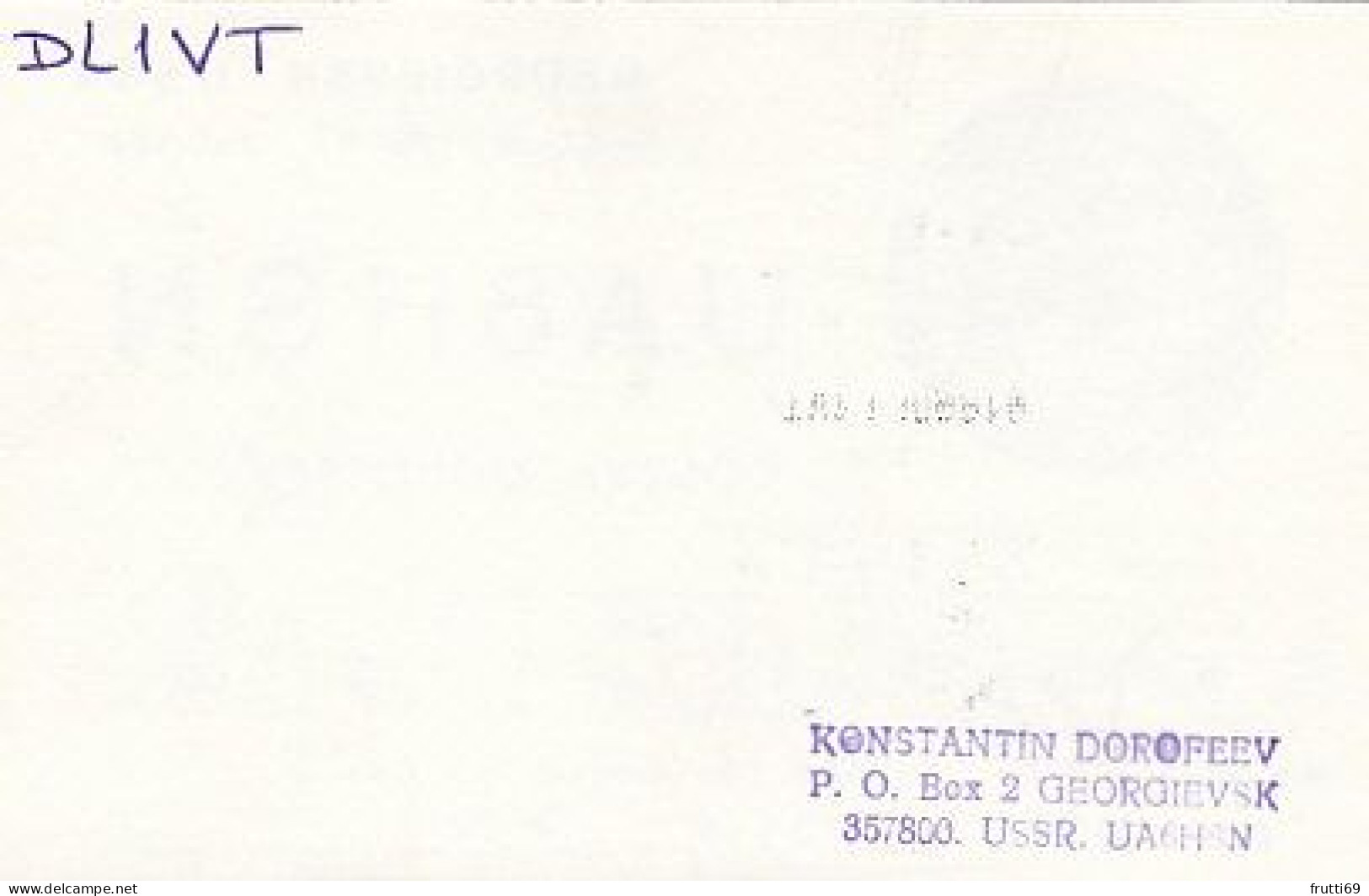 AK 210484 QSL - USSR - Georgievsk - Amateurfunk