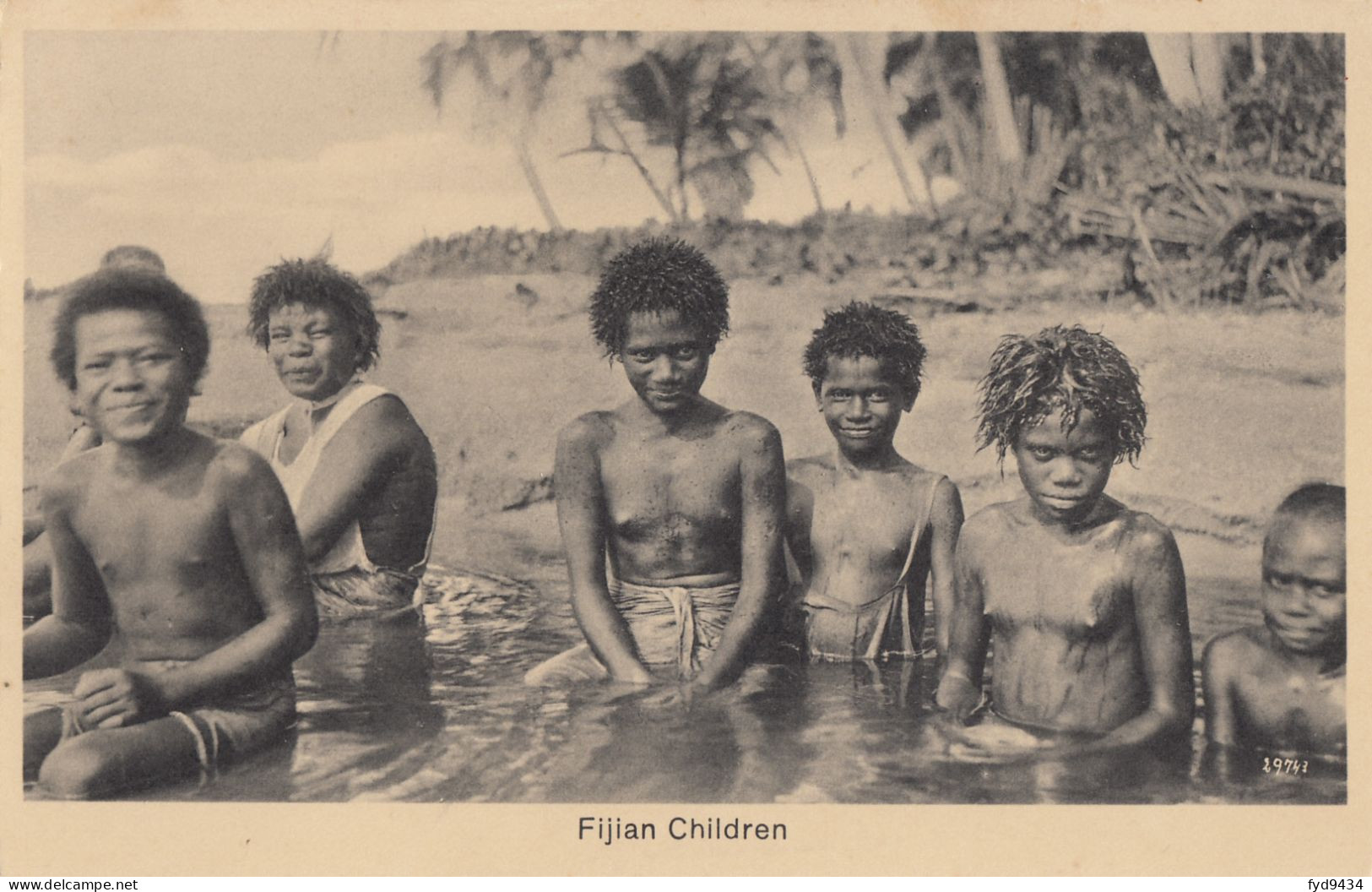 CPA - Enfants Fidjiens - Fidji
