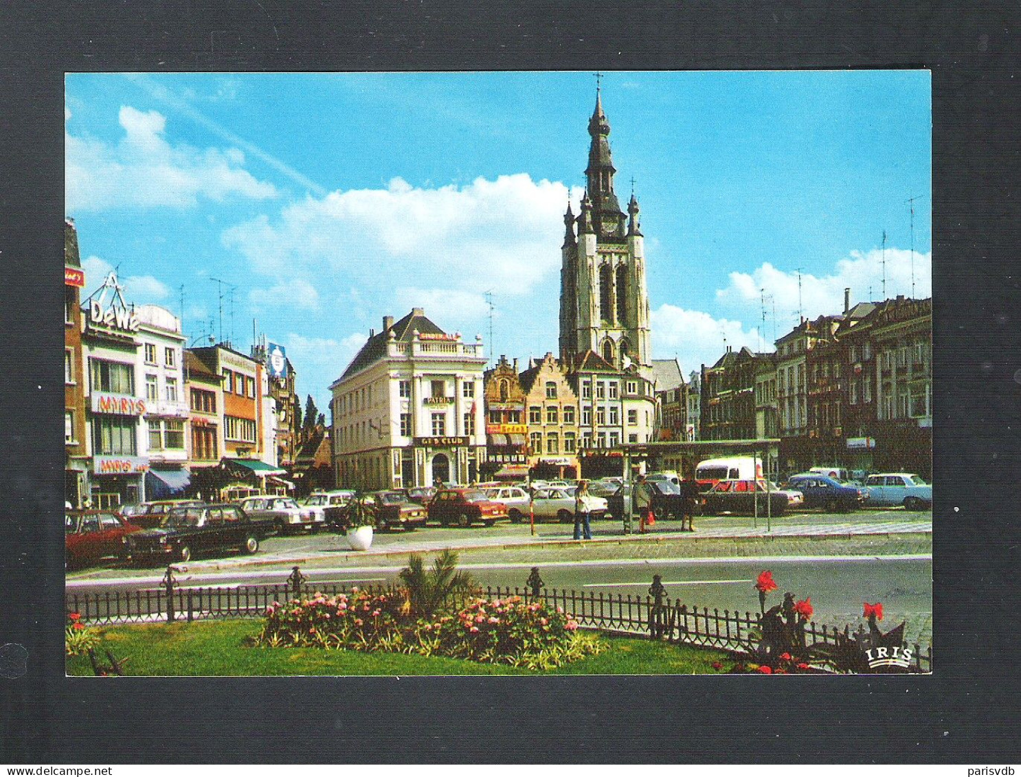 KORTRIJK  -  GROTE MARKT EN ST. MAARTENSKERK   - NELS  (15.235) - Kortrijk