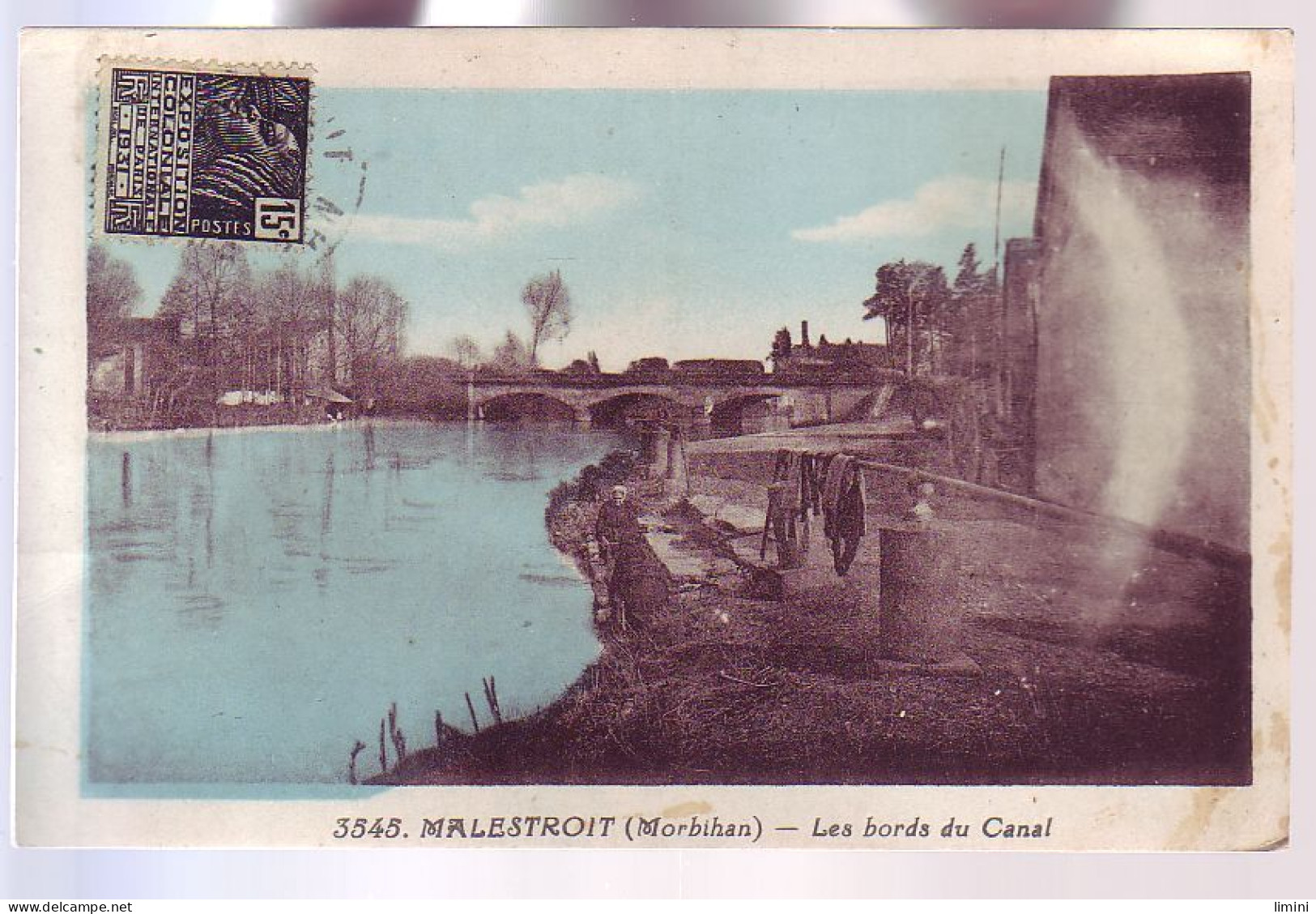 56 - MALESTROIT - BORDS Du CANAL - COLORISÉE - - Malestroit