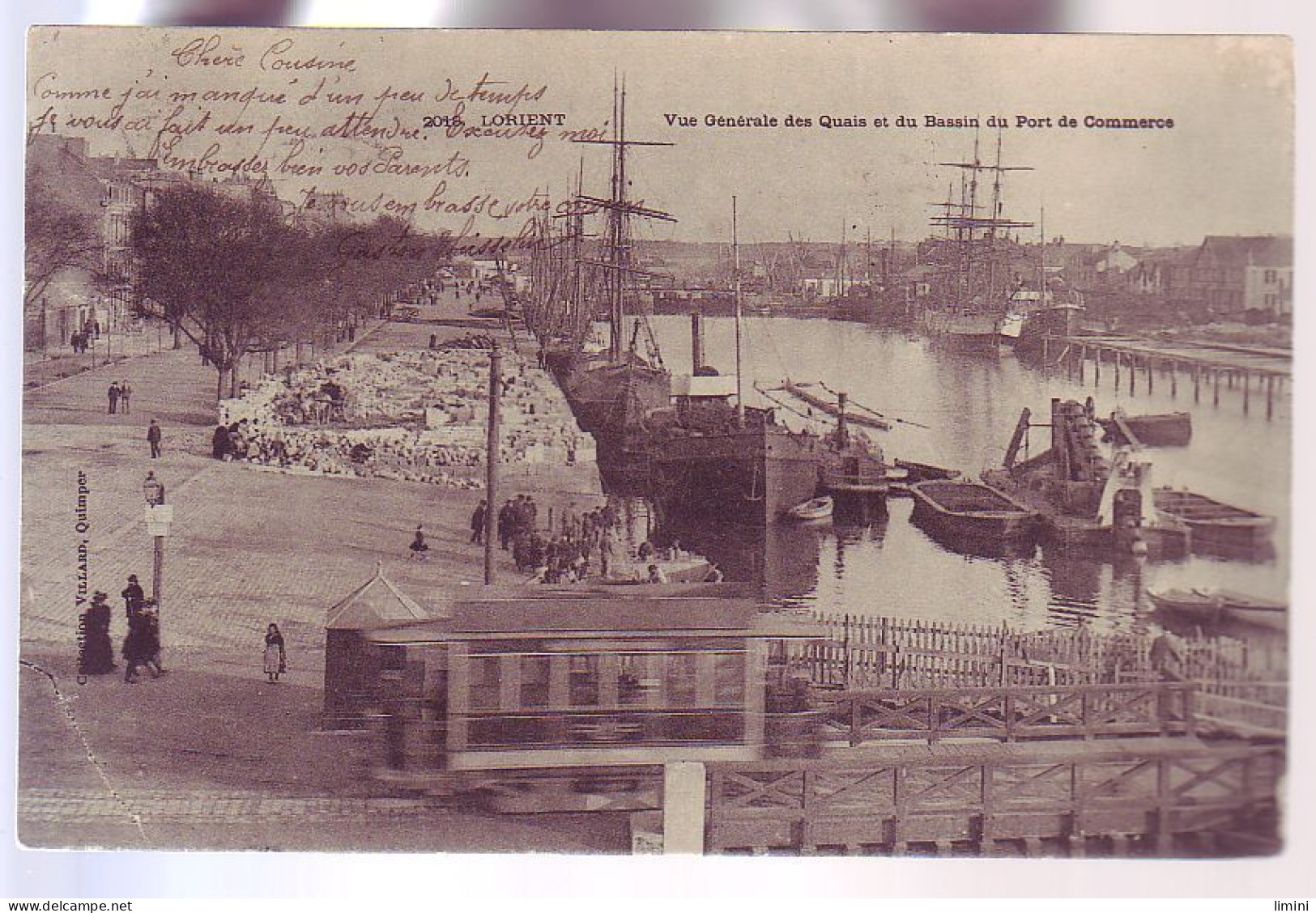 56 - LORIENT - VUE GÉNÉRALE DES QUAIS Et Du BASSIN - ANIMÉE - - Lorient