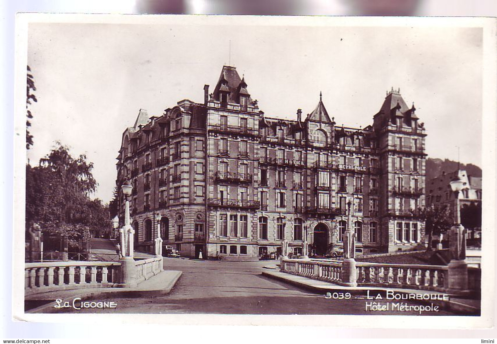 63 - LA BOURBOULE - HÔTEL METROPOLE - - La Bourboule