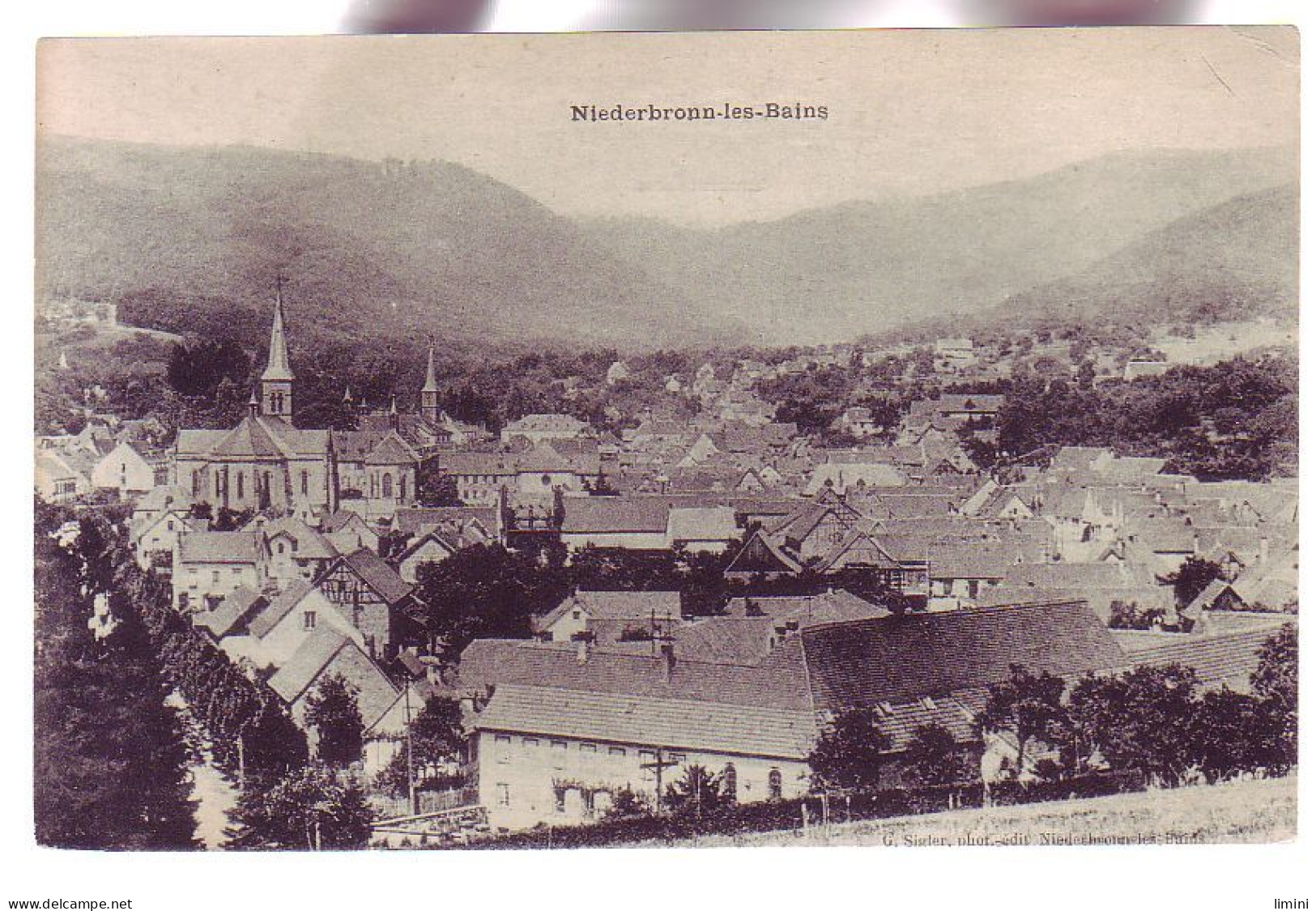 67 - NIEDERBRONN-les-BAINS - VUE GÉNÉRALE - - Niederbronn Les Bains