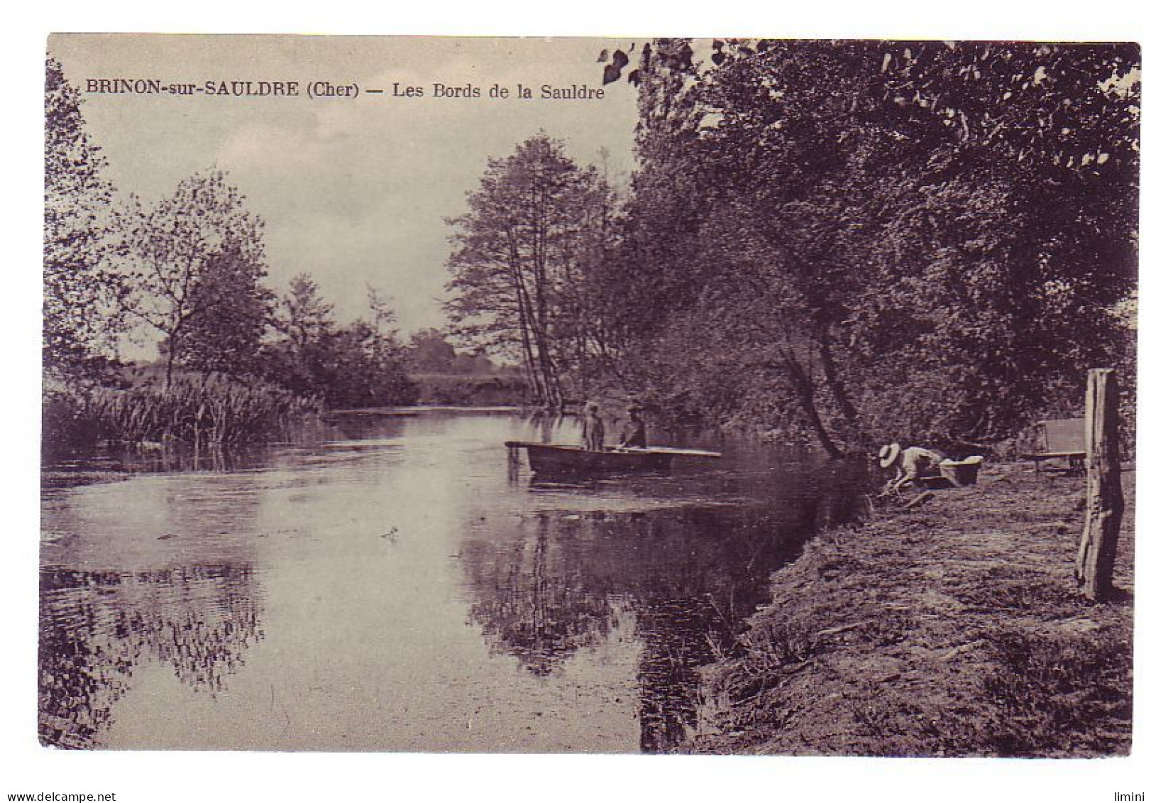 18 - BRINON-sur-SAULDRE - LES BORDS De La SAULDRE - ANIMÉE - - Brinon-sur-Sauldre