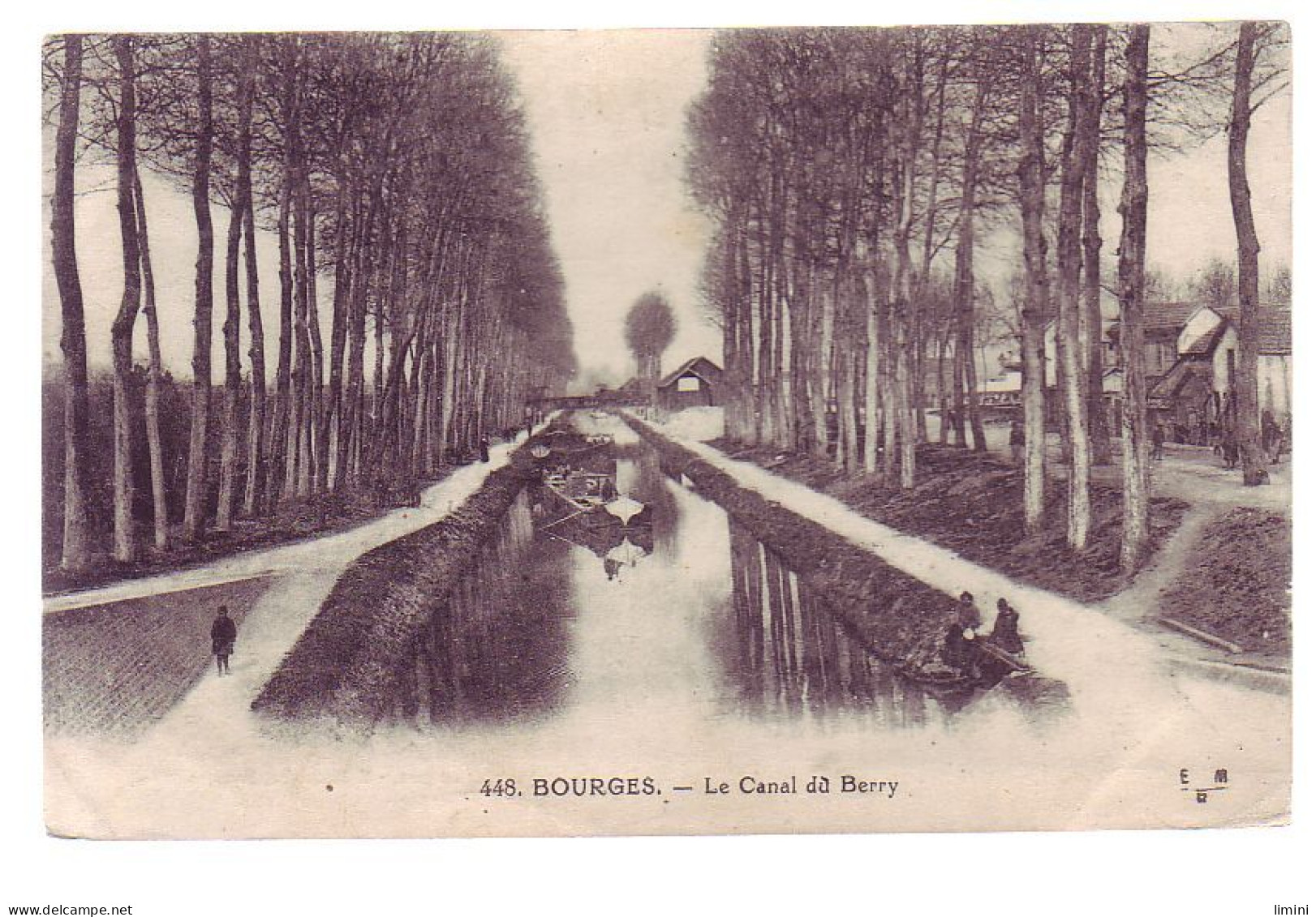 18 - BOURGES - CANAL Du BERRY - PÉNICHES - ANIMÉE - - Bourges