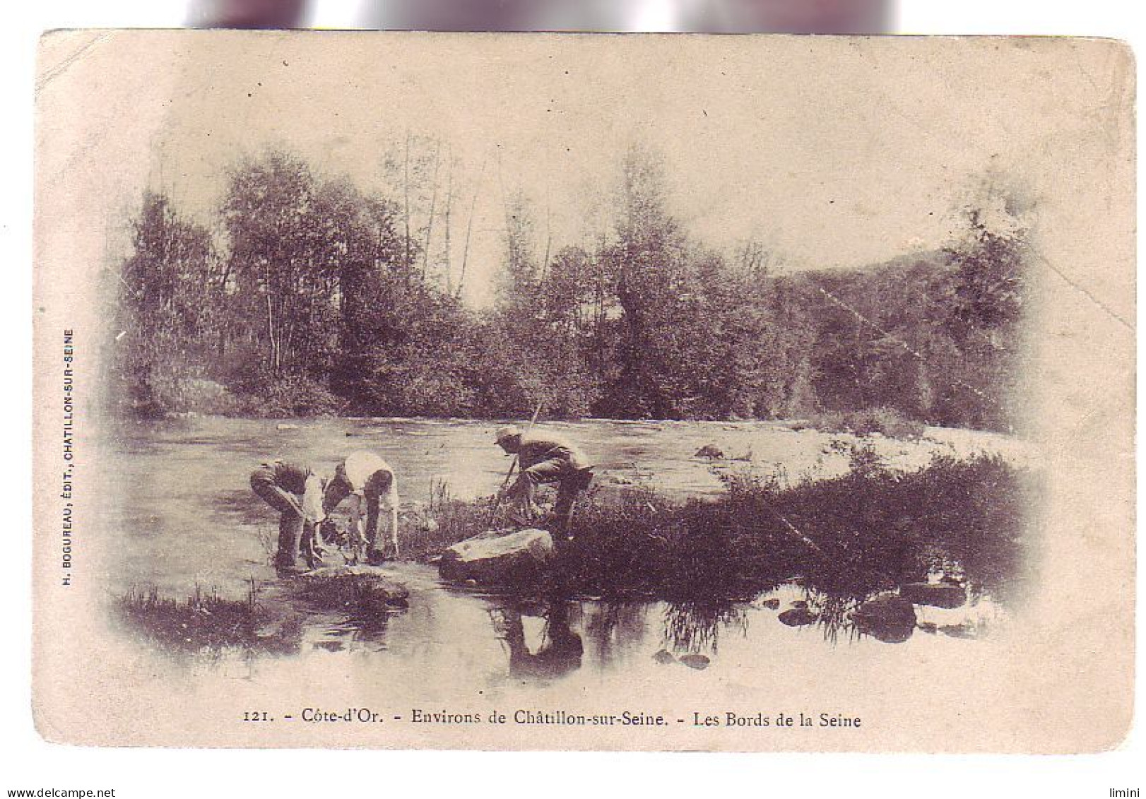 21 - CHATILLON-sur-SEINE - BORDS De La SEINE - ANIMÉE - - Chatillon Sur Seine