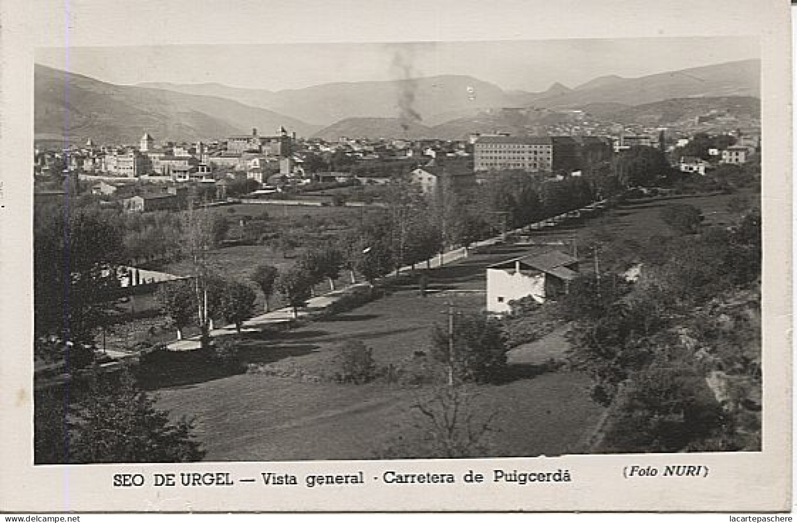 X125941 CATALUNYA LLEIDA LERIDA ALTO URGEL LA SEU D' URGELL SEO DE URGEL VISTA GENERAL CARRETERA DE PUIGCERDA - Lérida