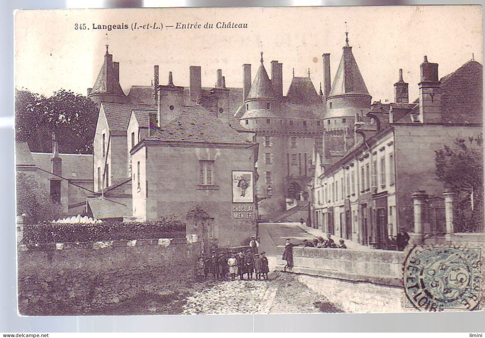 37 - LANGEAIS - ENTRÉE Du CHÂTEAU - ANIMÉE - - Langeais