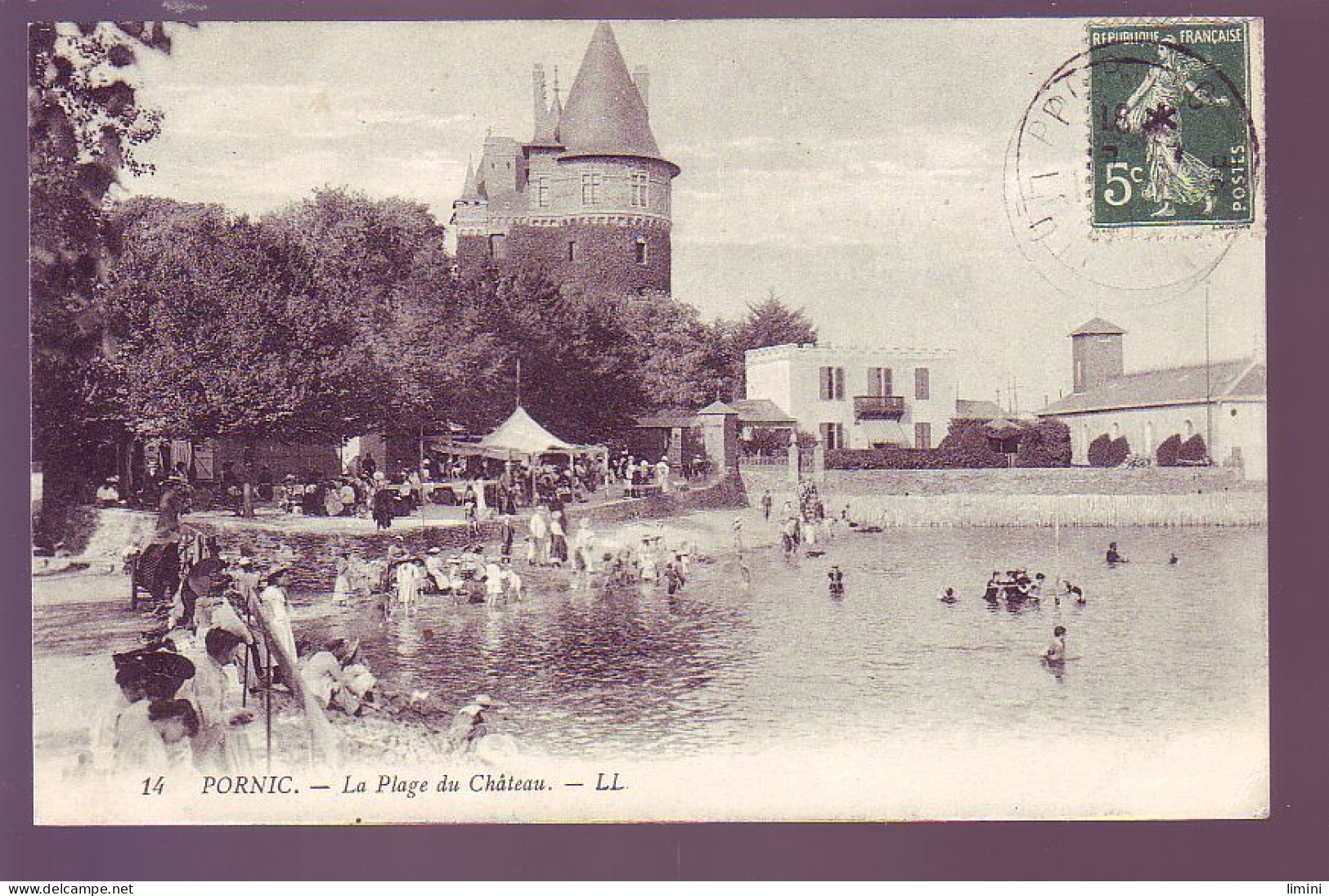 44 - PORNIC - PLAGE Du CHÂTEAU - ANIMÉE - - Pornic