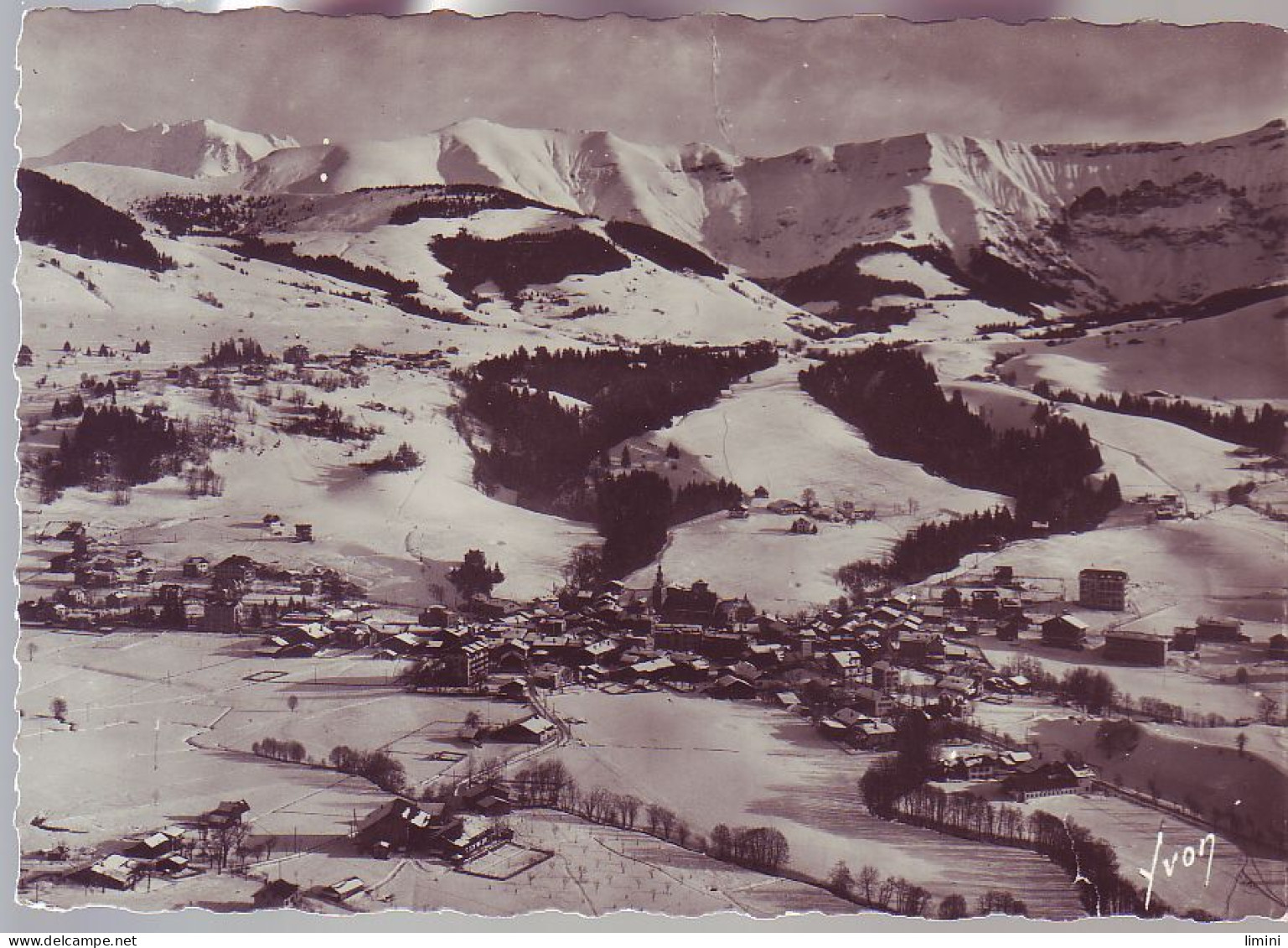 74 - MEGEVE - VUE GÉNÉRALE En HIVER - - Megève