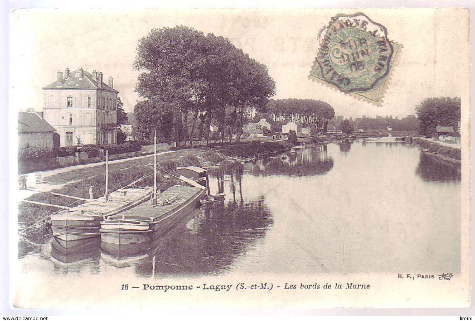 77 - LAGNY - POMPONNE - LES BORDS DE MARNE - PÉNICHES - - Lagny Sur Marne