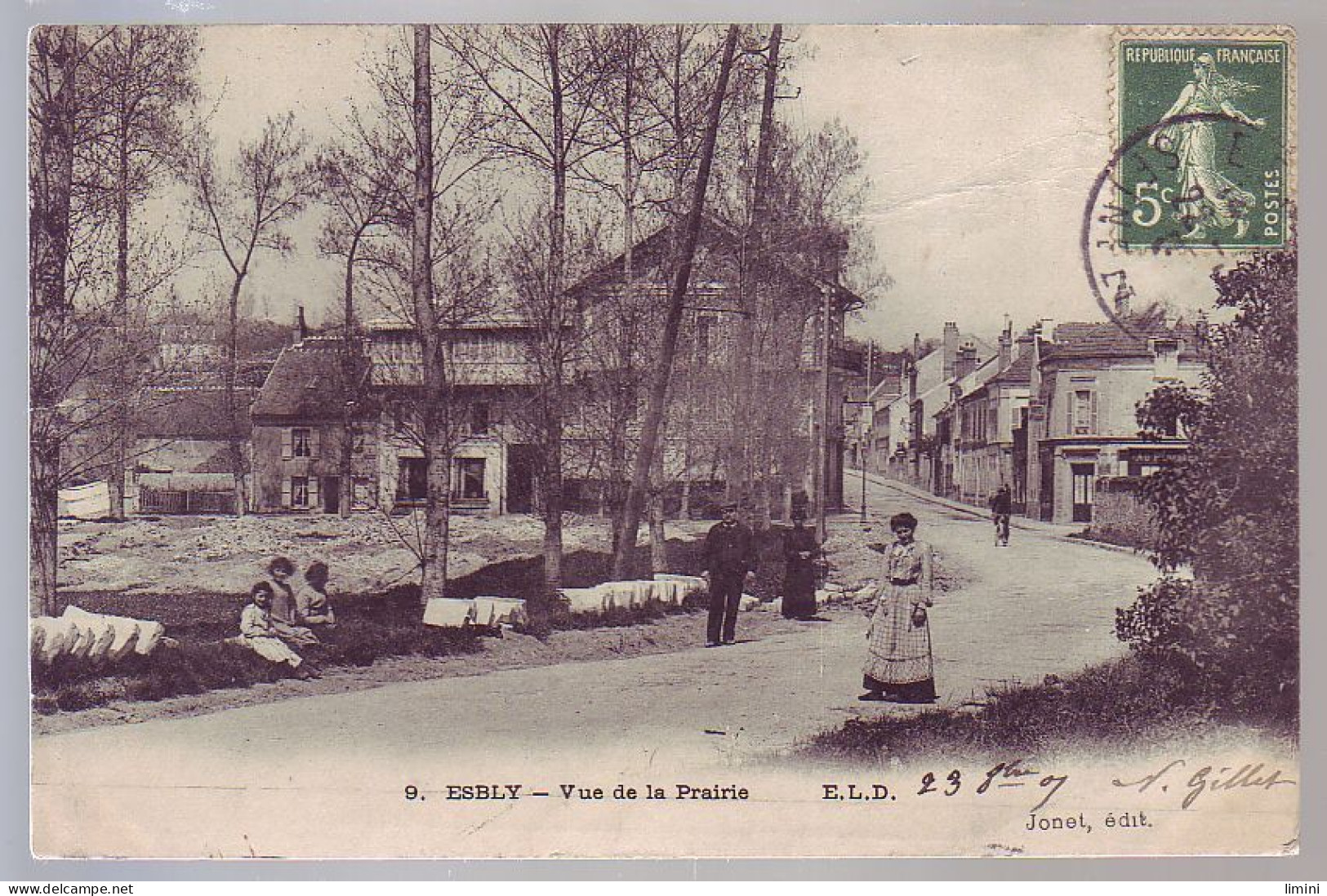 77 - ESBLY - VUE De La PRAIRIE - ANIMÉE - - Esbly