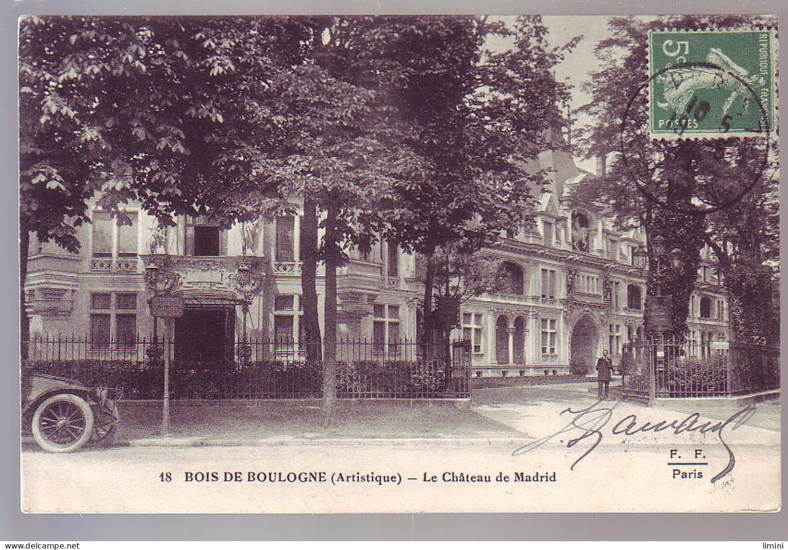 92 - BOIS De BOULOGNE - Le CHÂTEAU De MADRID - ANIMÉE - - Boulogne Billancourt