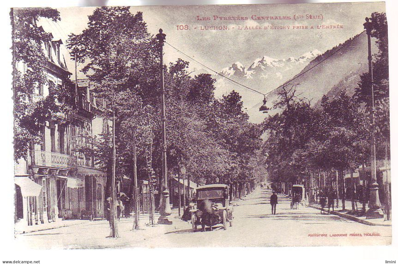 31 - LUCHON - ALLÉE D'ETIGNY - AUTOMOBILE - ANIMÉE - - Luchon