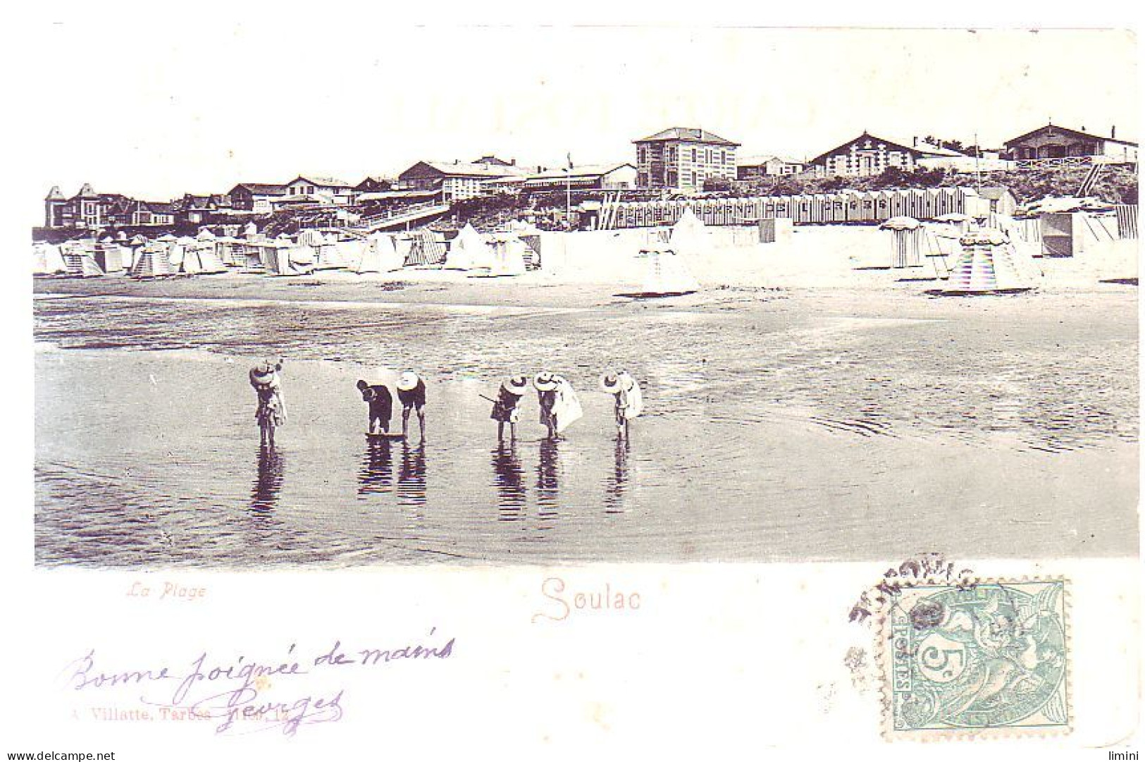 33 - SOULAC-sur-MER - La PLAGE - ANIMÉE - - Soulac-sur-Mer