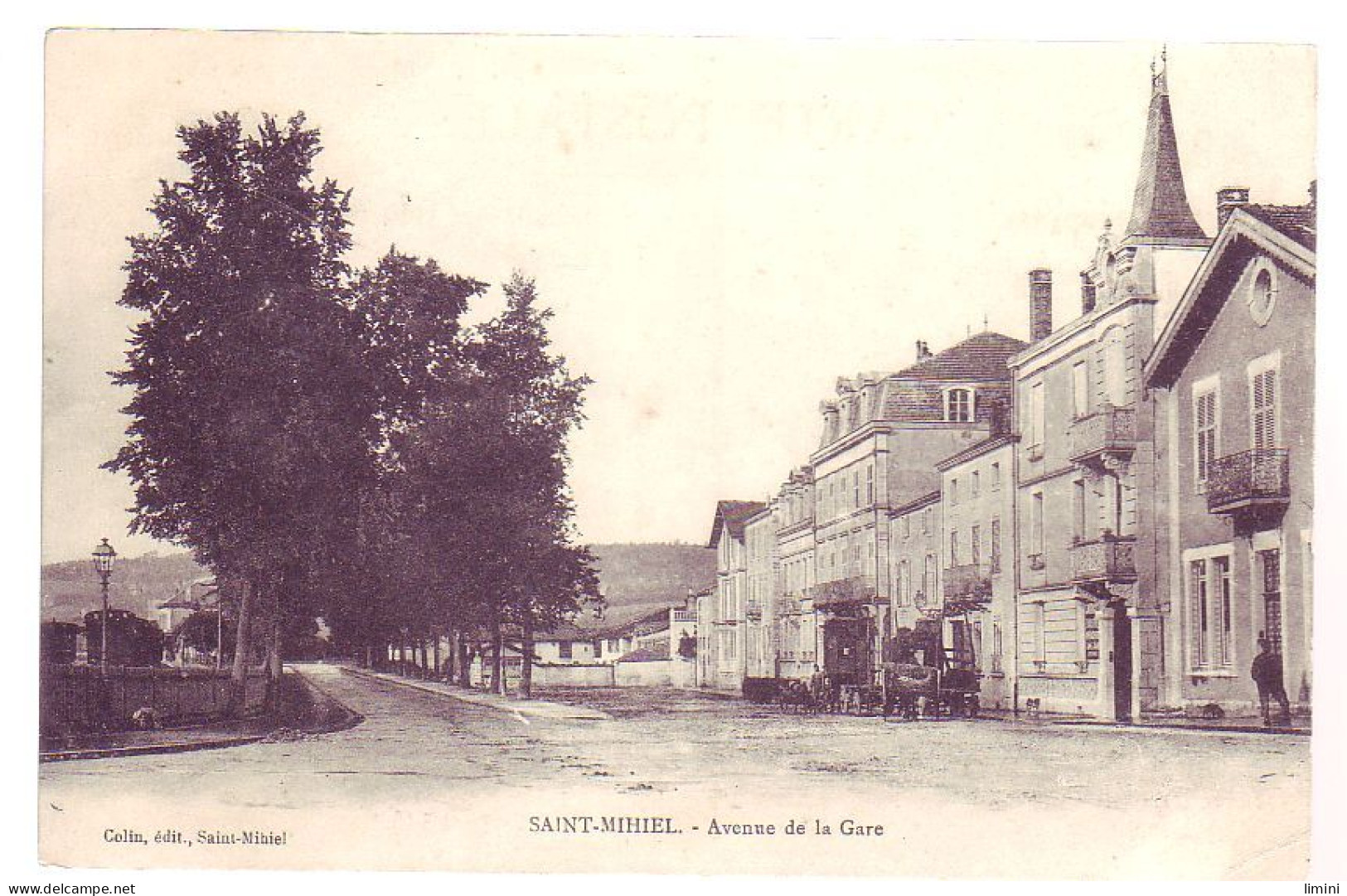 55 - SAINT-MIHIEL - AVENUE De La GARE - ATTELAGE - - Saint Mihiel