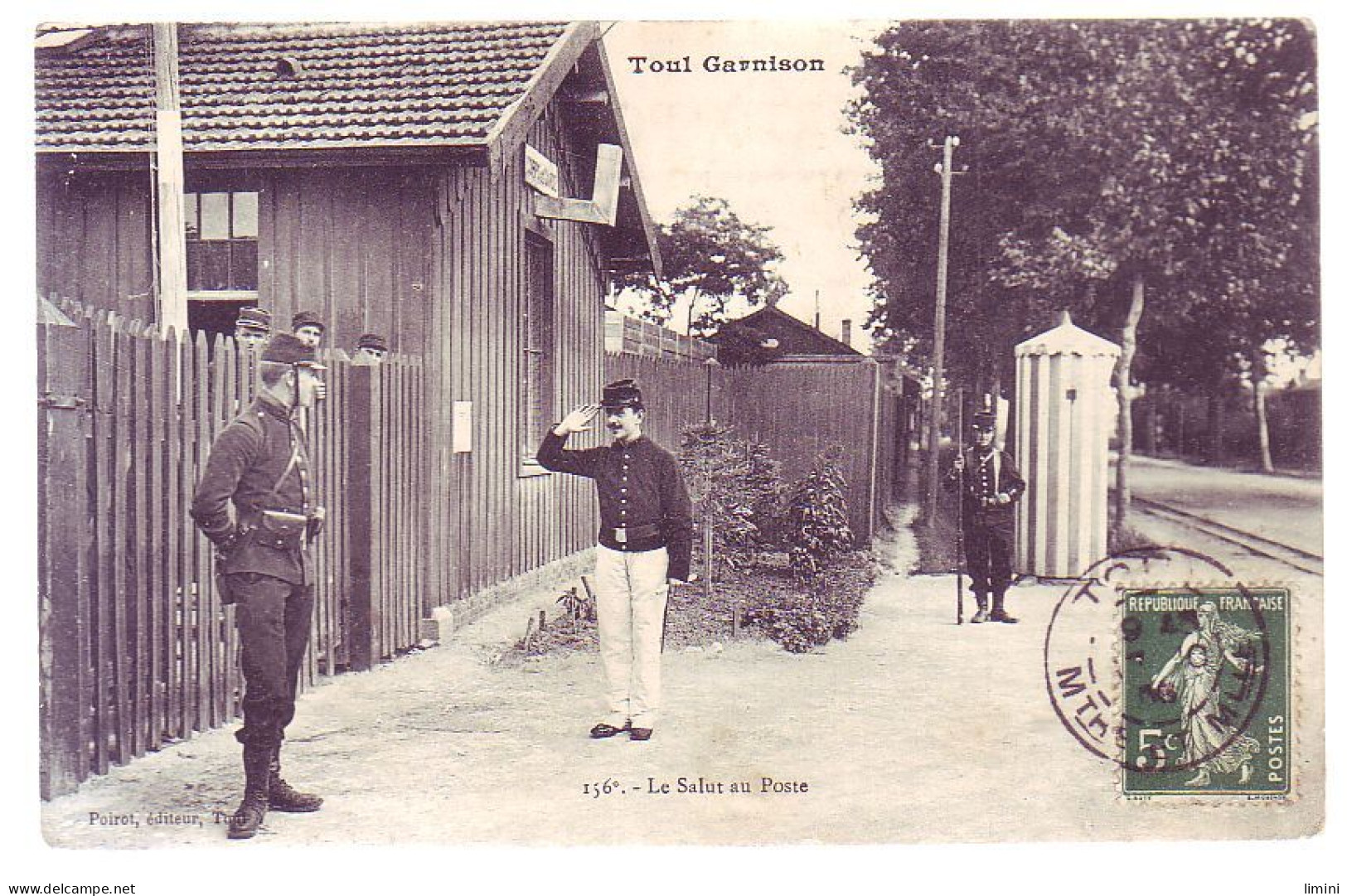 54 - TOUL GARNISON - LE SALUT Au POSTE - ANIMÉE  - - Toul