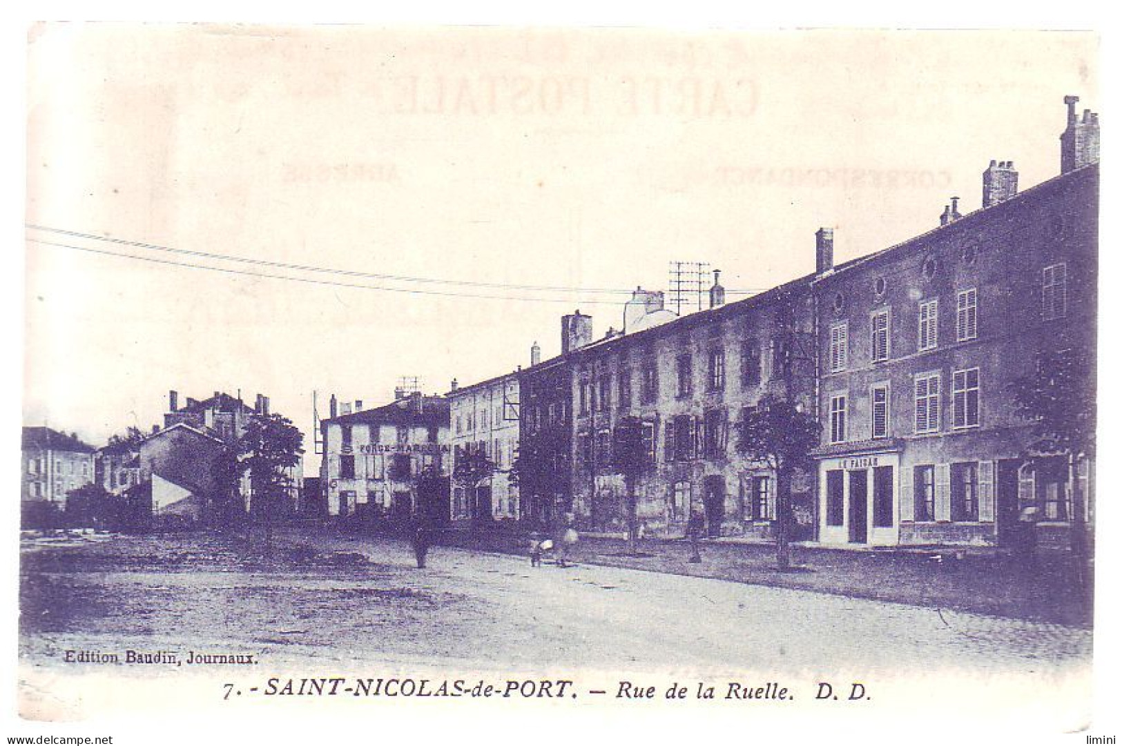 54 - SAINT NICOLAS-de-PORT - RUE De La RUELLE - ANIMÉE  - - Saint Nicolas De Port