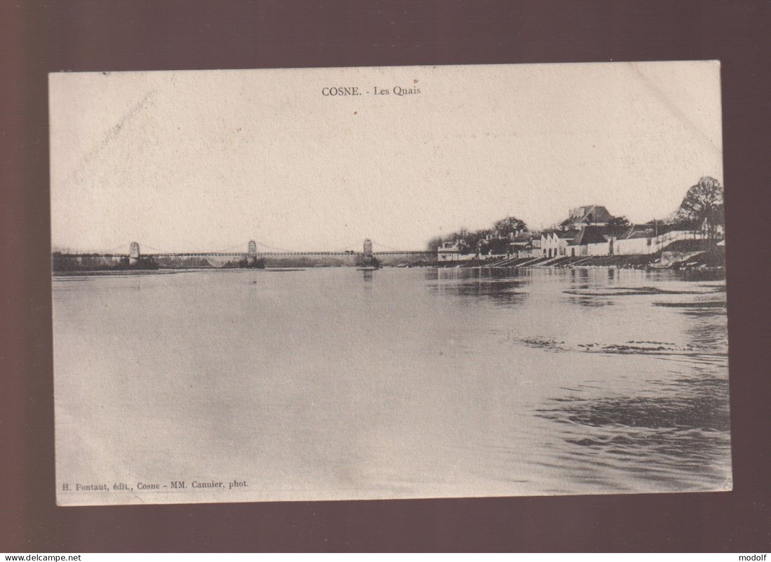 CPA - 58 - Cosne - Les Quais - Circulée En 1905 - Cosne Cours Sur Loire