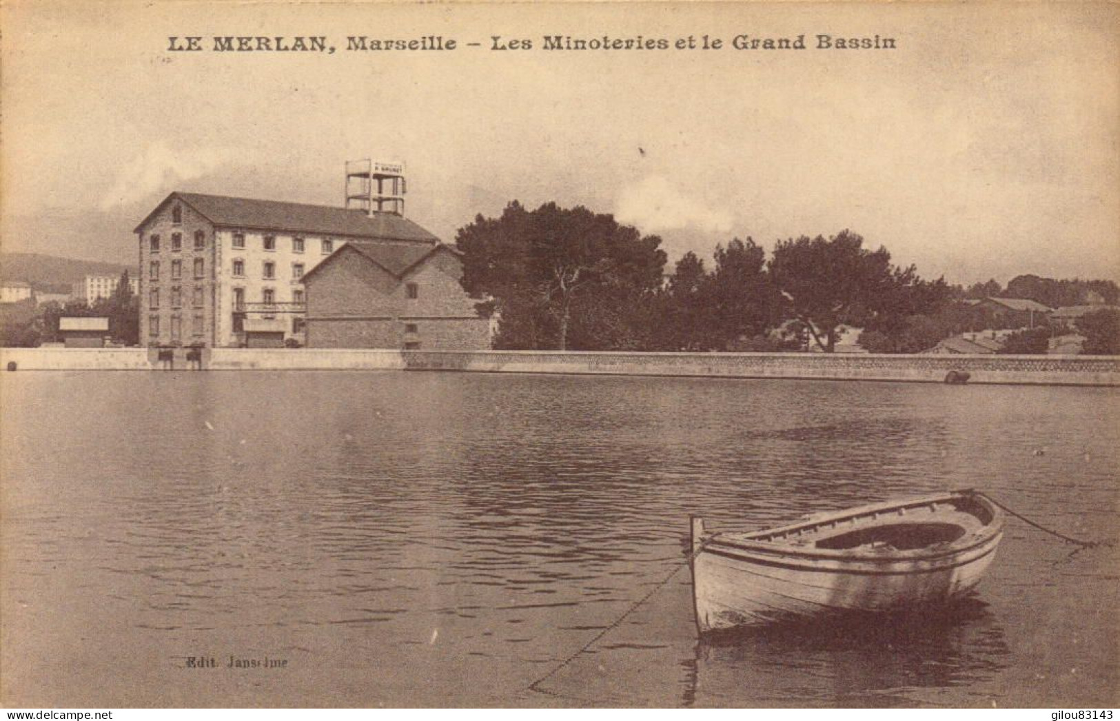 Bouches Du Rhone, Marseille, Le Merlan, Les Minoteries Et Le Grand Bassin - Quartiers Nord, Le Merlan, Saint Antoine