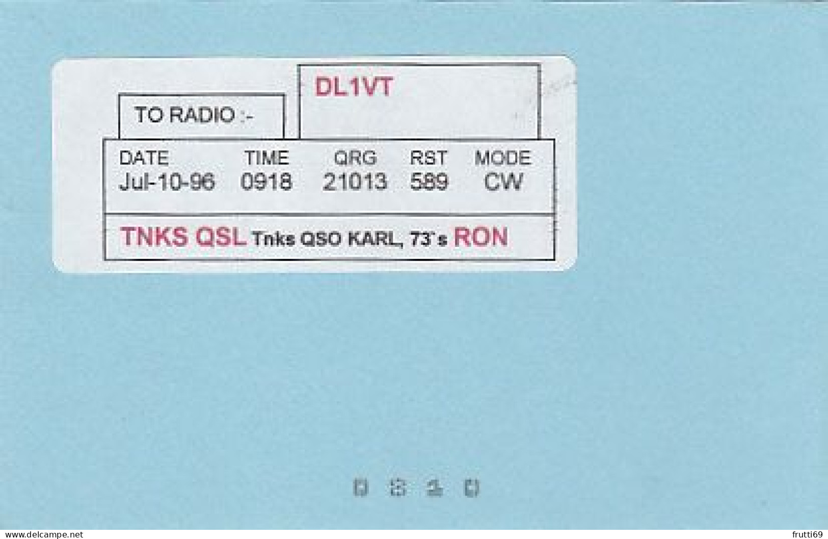 AK 210495 QSL - England - North Seaton Village - Radio-amateur