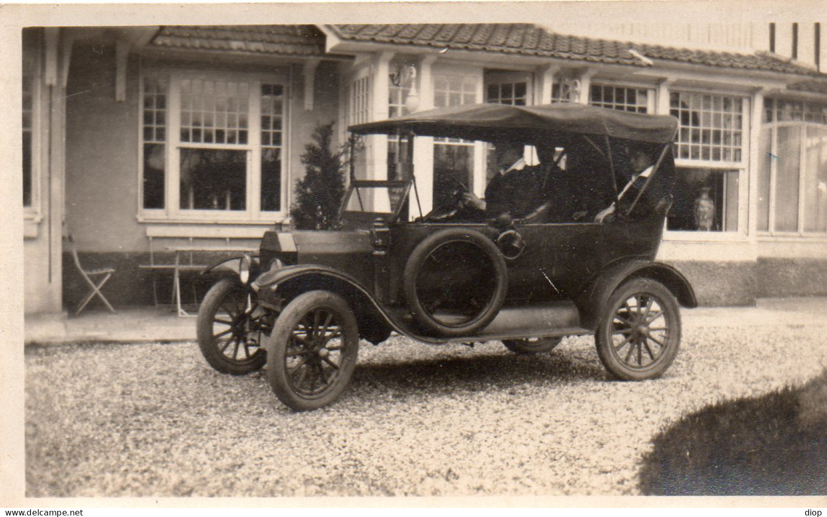 Photographie Photo Vintage Snapshot Automobile Auto Car Voiture  - Automobiles