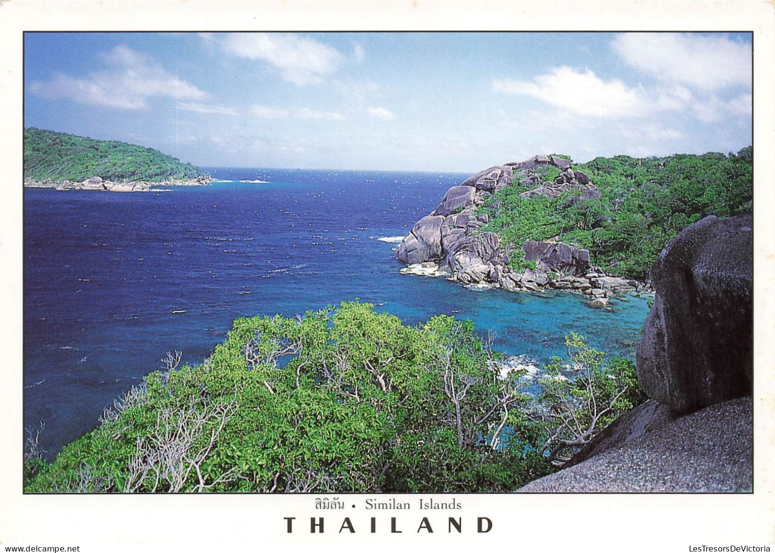 THAILANDE - Similan Islands - Phang Nga - Vue Sur La Mer - Rochers - Le Bord De L'île - Carte Postale - Tailandia