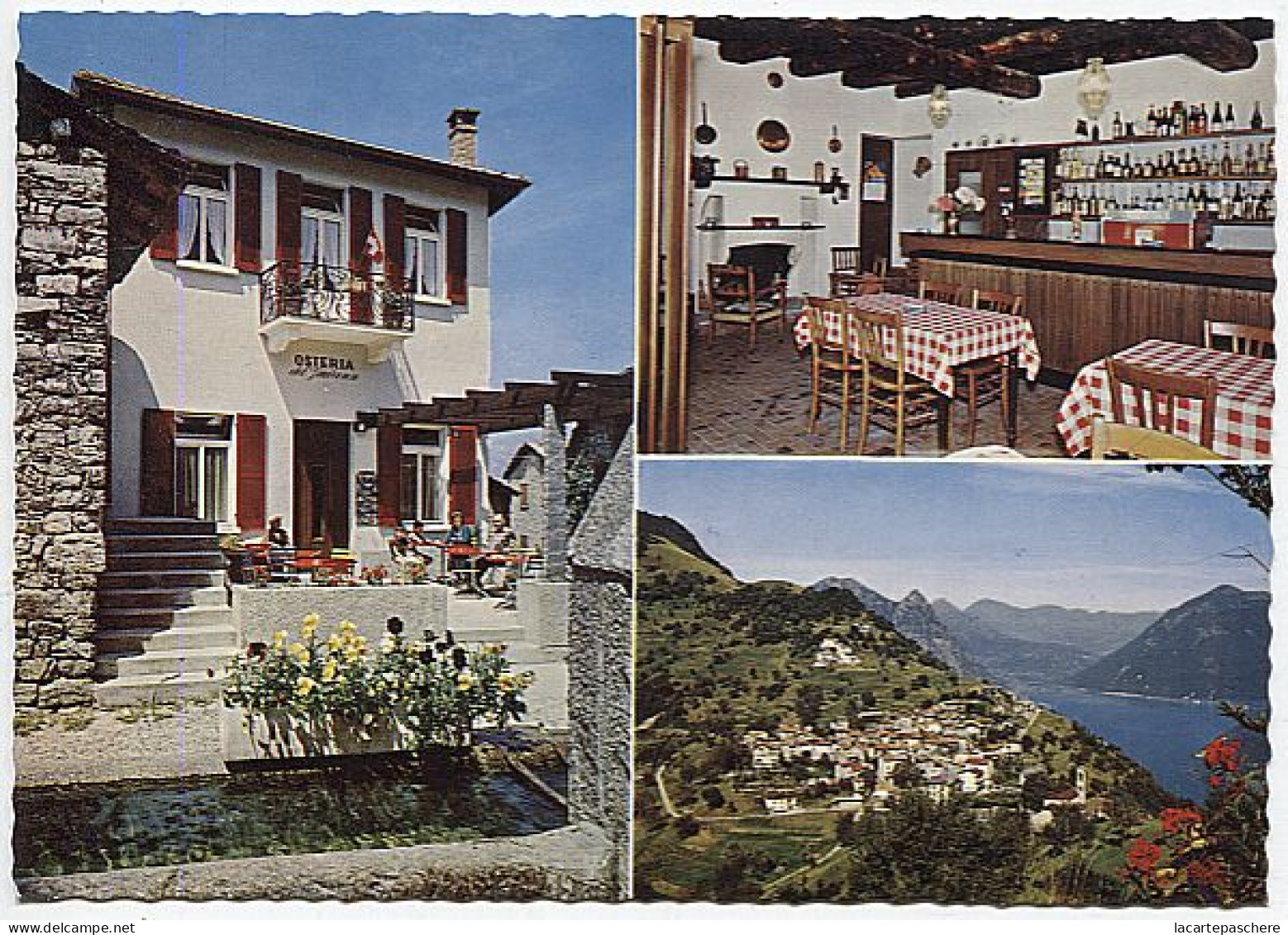 X120773 SUISSE TI TESSIN OSTERIA DEL GIUVANN BRE PAESE ( DORF ) SOPRA LUGANO - Lugano