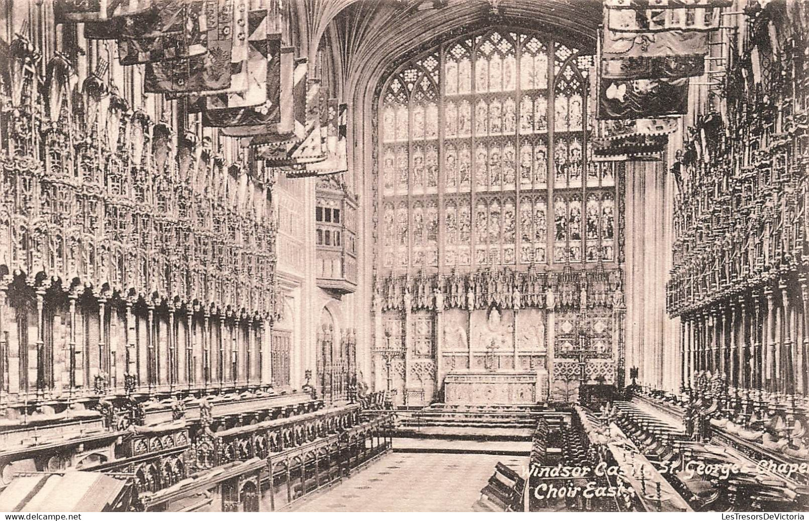 ROYAUME-UNI - Angleterre - Windsor Castle - St. George's Chapel - Choir East - Carte Postale Ancienne - Windsor Castle