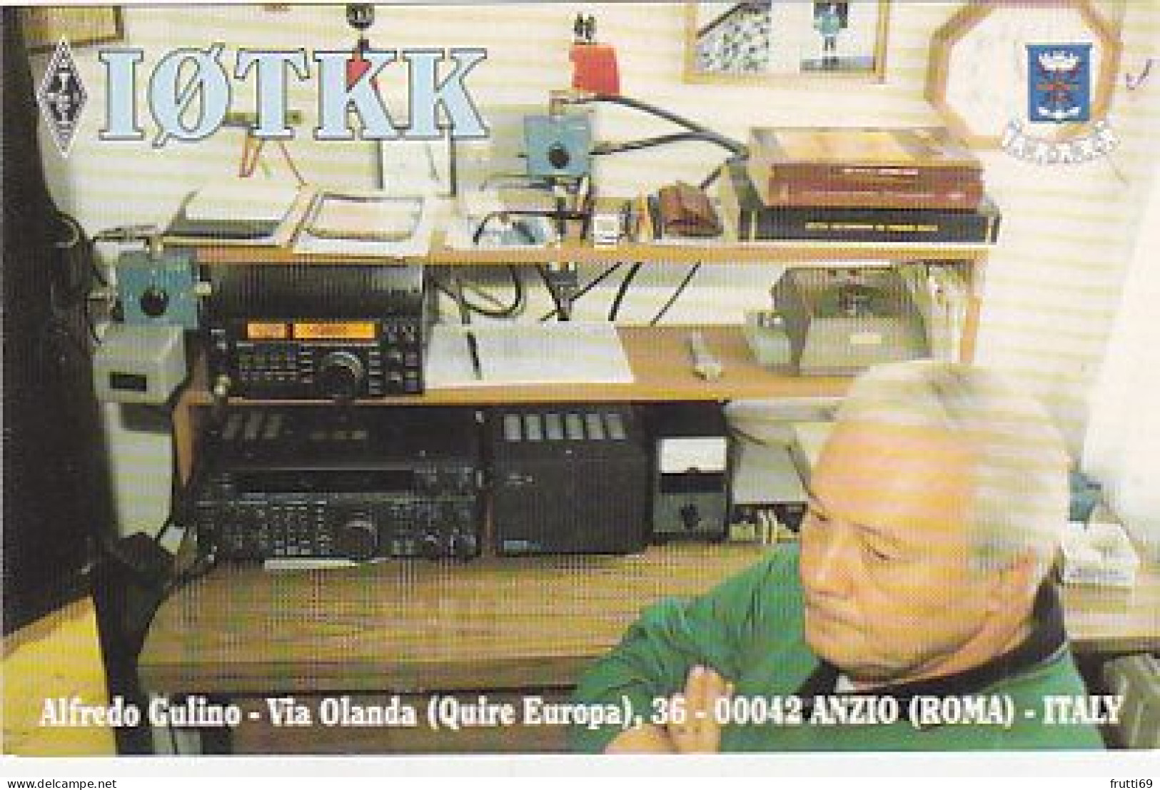 AK 210500 QSL - Italy - Anzio / Roma - Radio Amateur