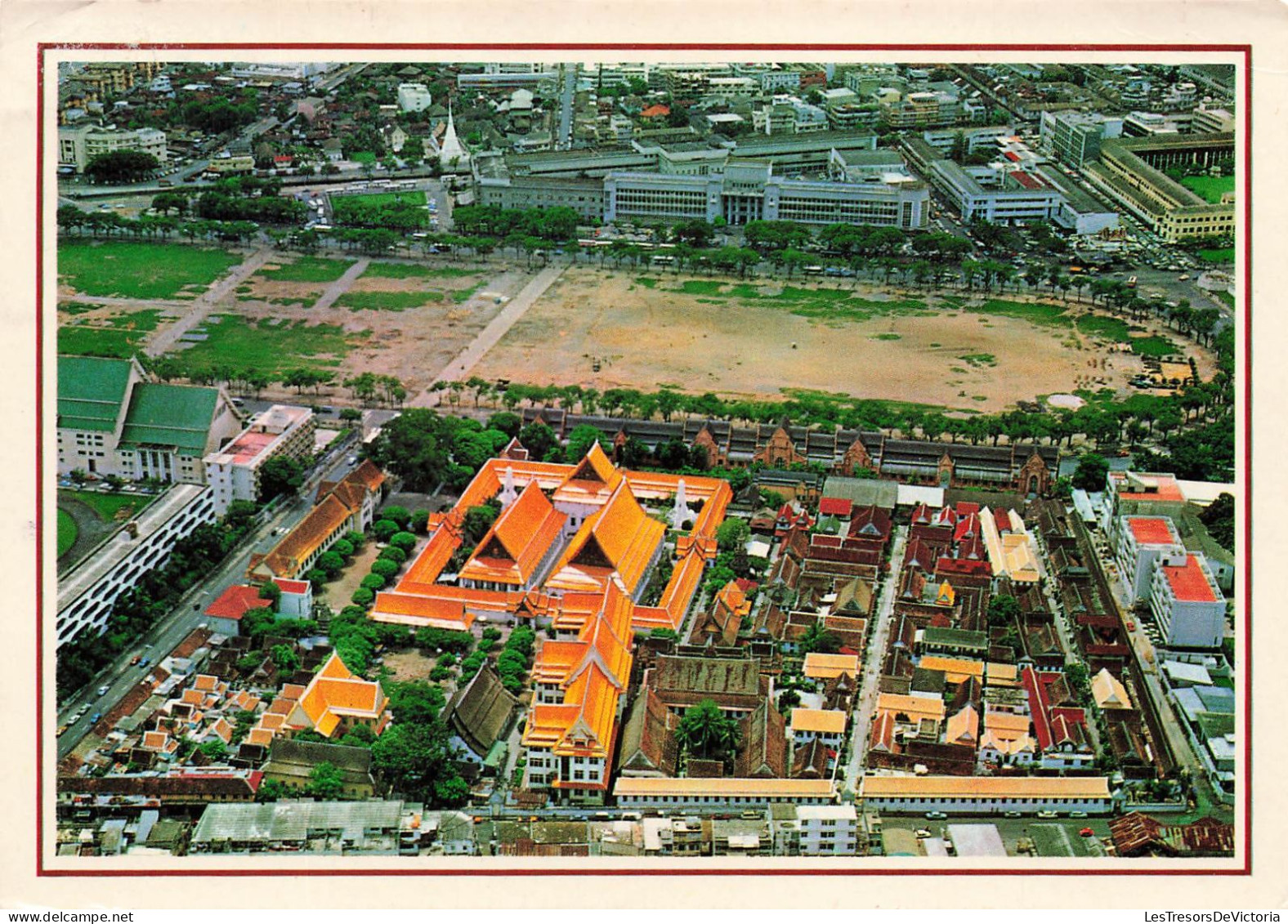 THAILANDE - View Of The Greater Bangkok Capital Of (Siam) - Thailand Taken From Aeroplanes - Carte Postale - Thaïland