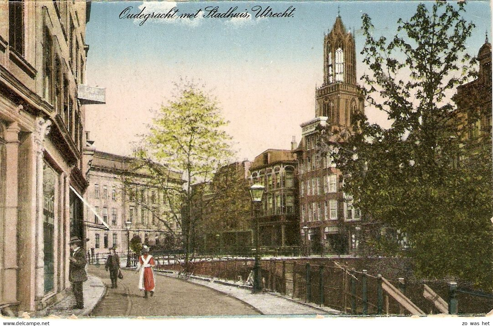 Utrecht, Oudegracht Met Stadhuis - Utrecht