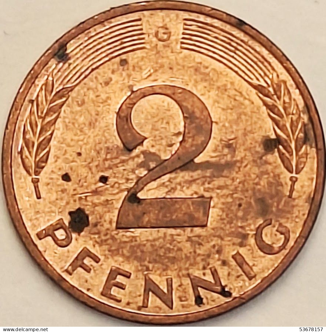 Germany Federal Republic - 2 Pfennig 1995 D, KM# 106a (#4553) - 2 Pfennig