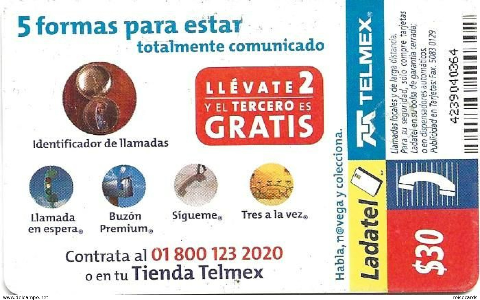 Mexico: Telmex/lLadatel - 2006 Servicios Digitales - Mexique