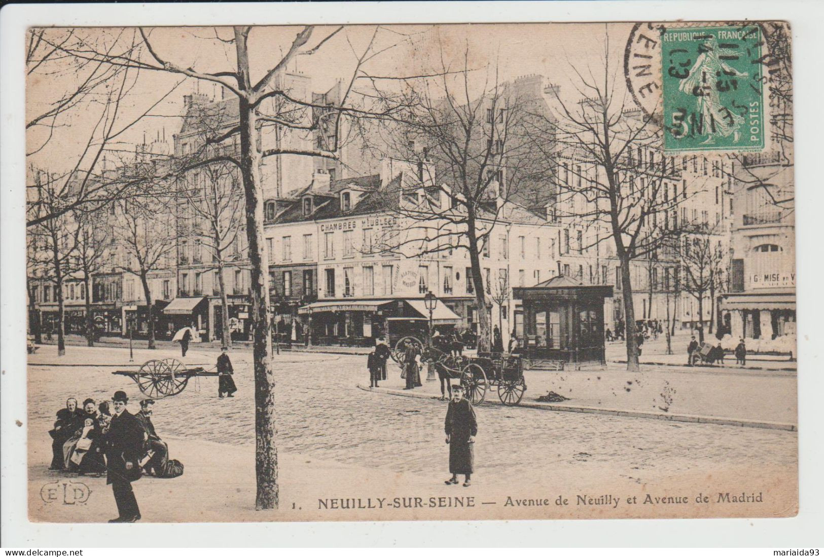 NEUILLY SUR SEINE - HAUTS DE SEINE - AVENUE DE NEUILLY ET AVENUE DE MADRID - Neuilly Sur Seine