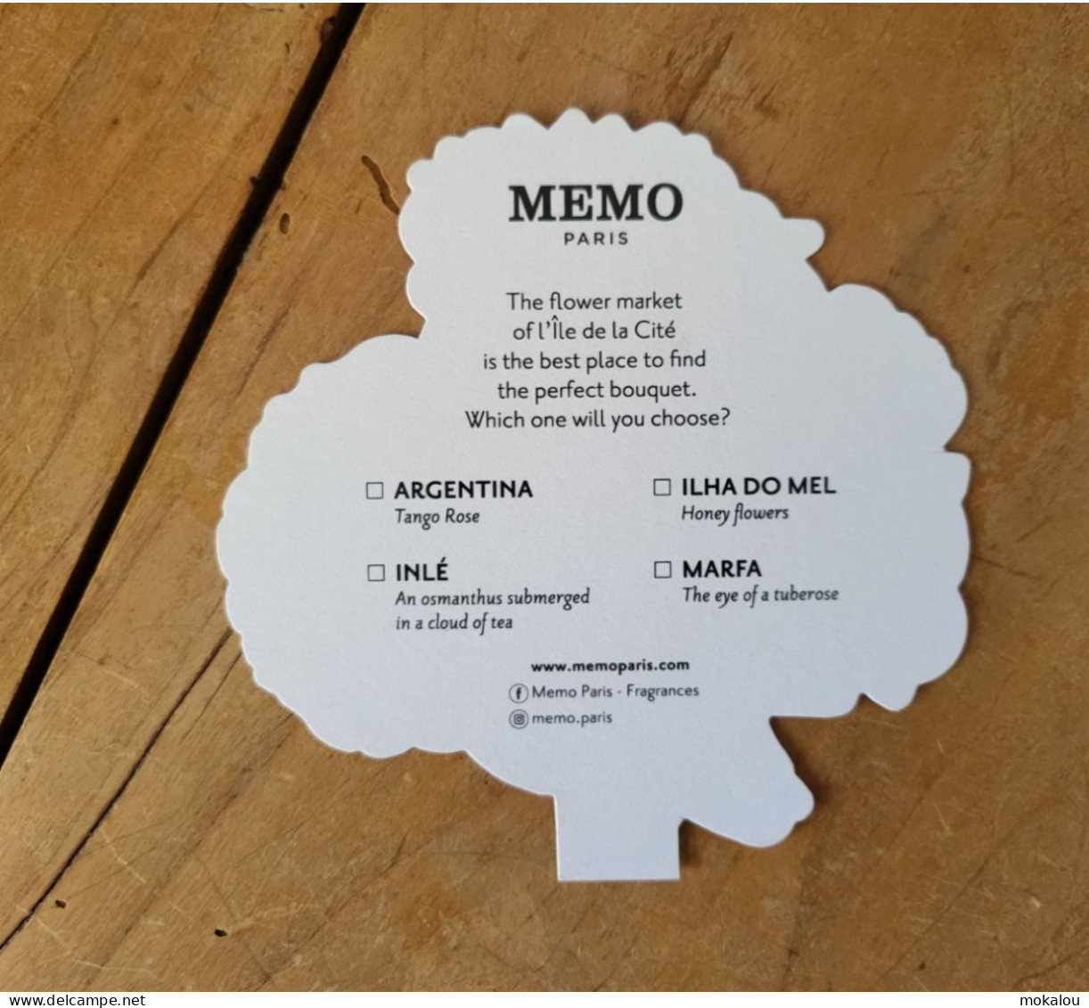 Carte Memo - Modernes (à Partir De 1961)