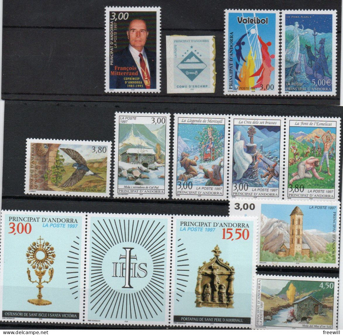 Andorre Année Complète 1997 XXX - Unused Stamps