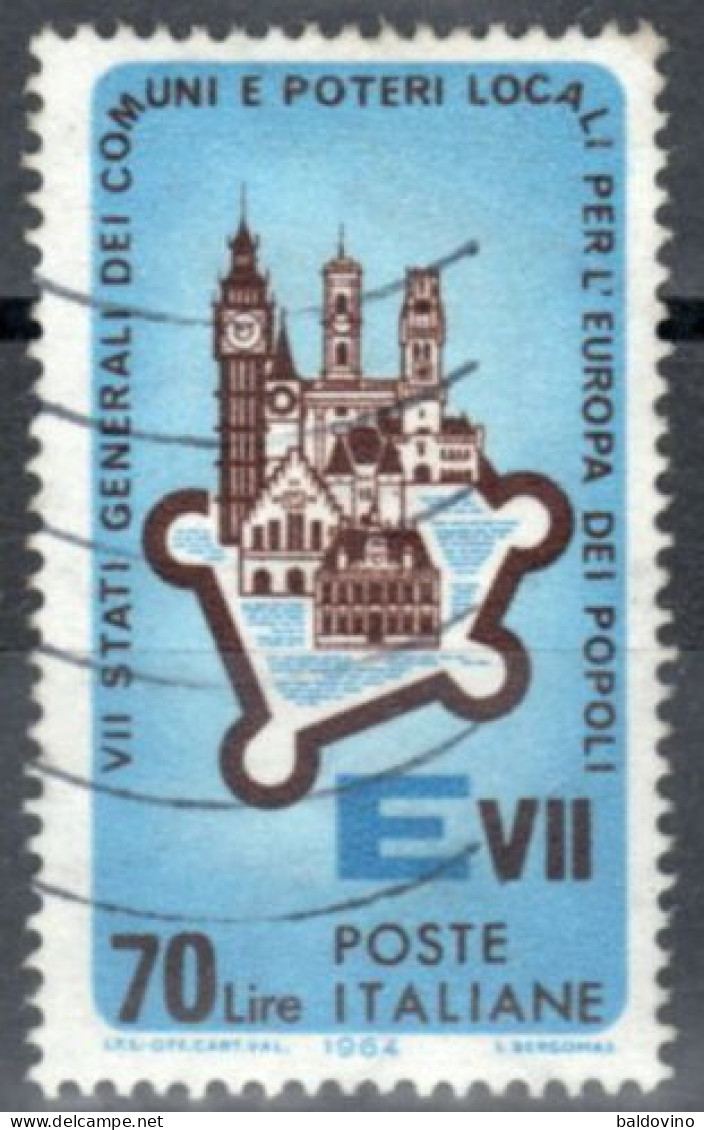 Italia 1964 Lotto 7 Esemplari - 1961-70: Usados