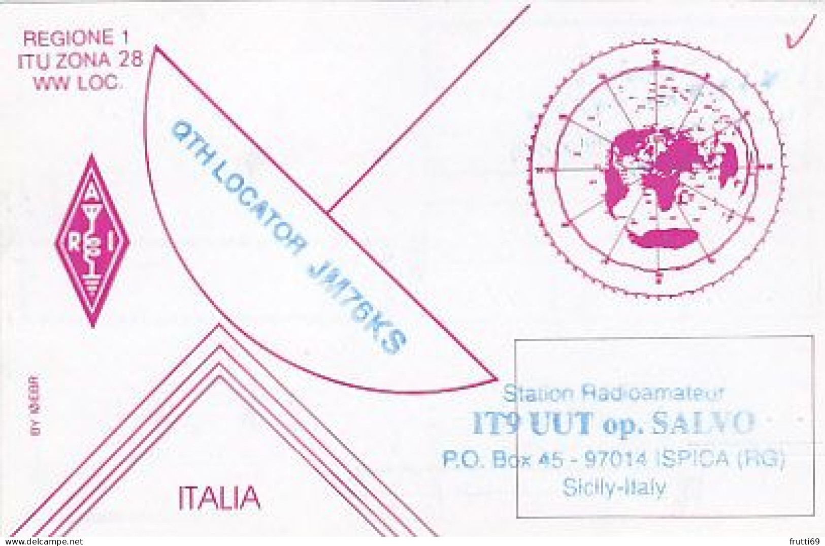 AK 210513 QSL - Italy - Ispica - Radio-amateur