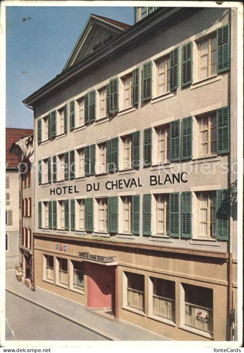 11655167 Porrentruy Hotel Du Cheval Blanc Porrentruy - Andere & Zonder Classificatie
