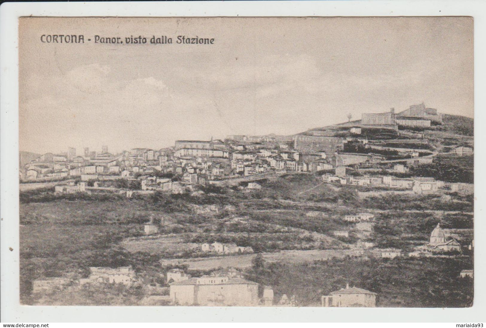 CORTONA - ITALIE - PANOR. VISTO DALLA STAZIONE - Sonstige & Ohne Zuordnung