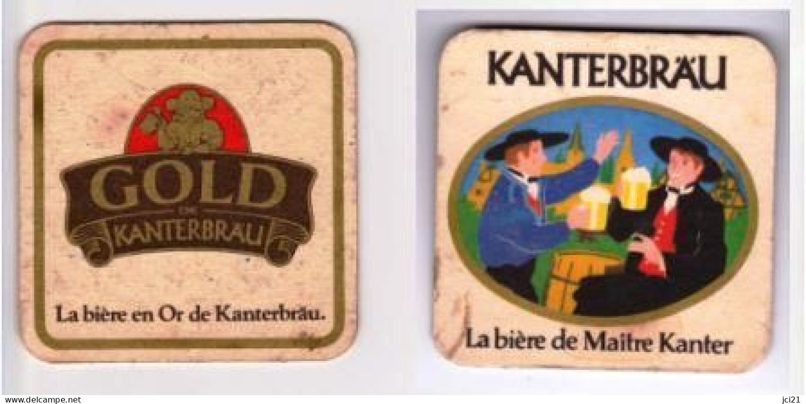 Sous-Bock " GOLD - KANTERBRÄU -_dvsb25 - Beer Mats