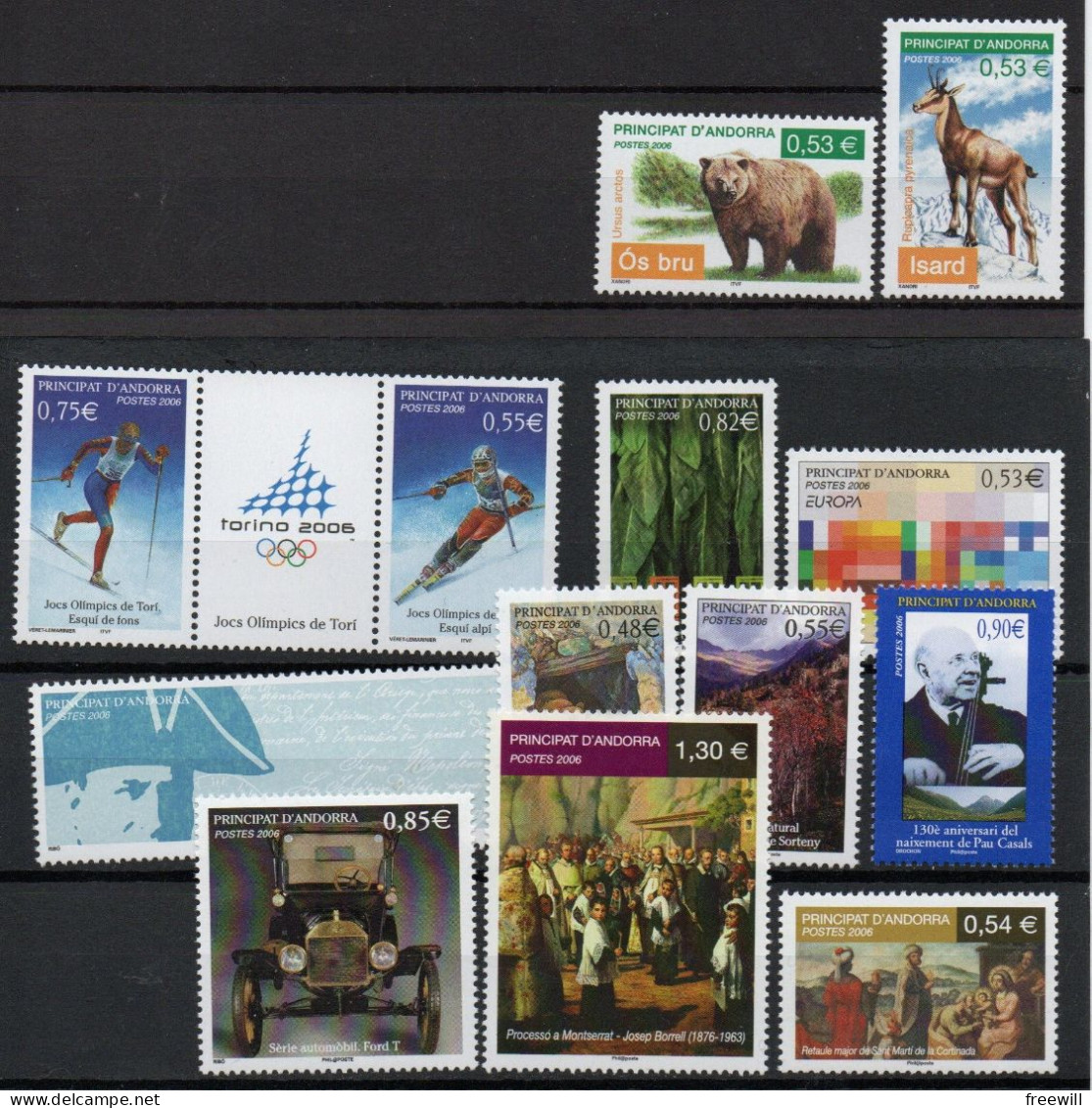 Andorre Année Complète 2006 XXX - Unused Stamps