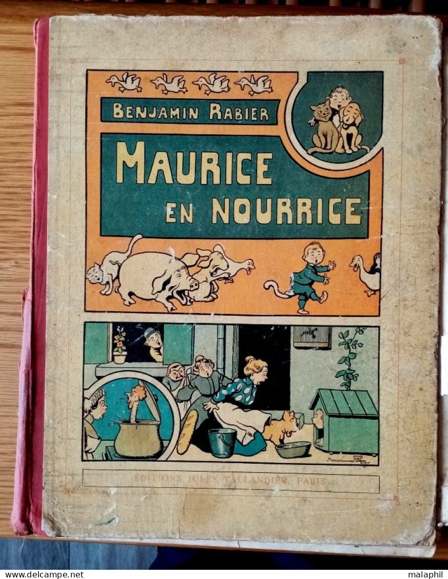 Super Bradé ! BENJAMIN RABIER : MAURICE EN NOURRICE - E.O. 1905 - 1901-1940