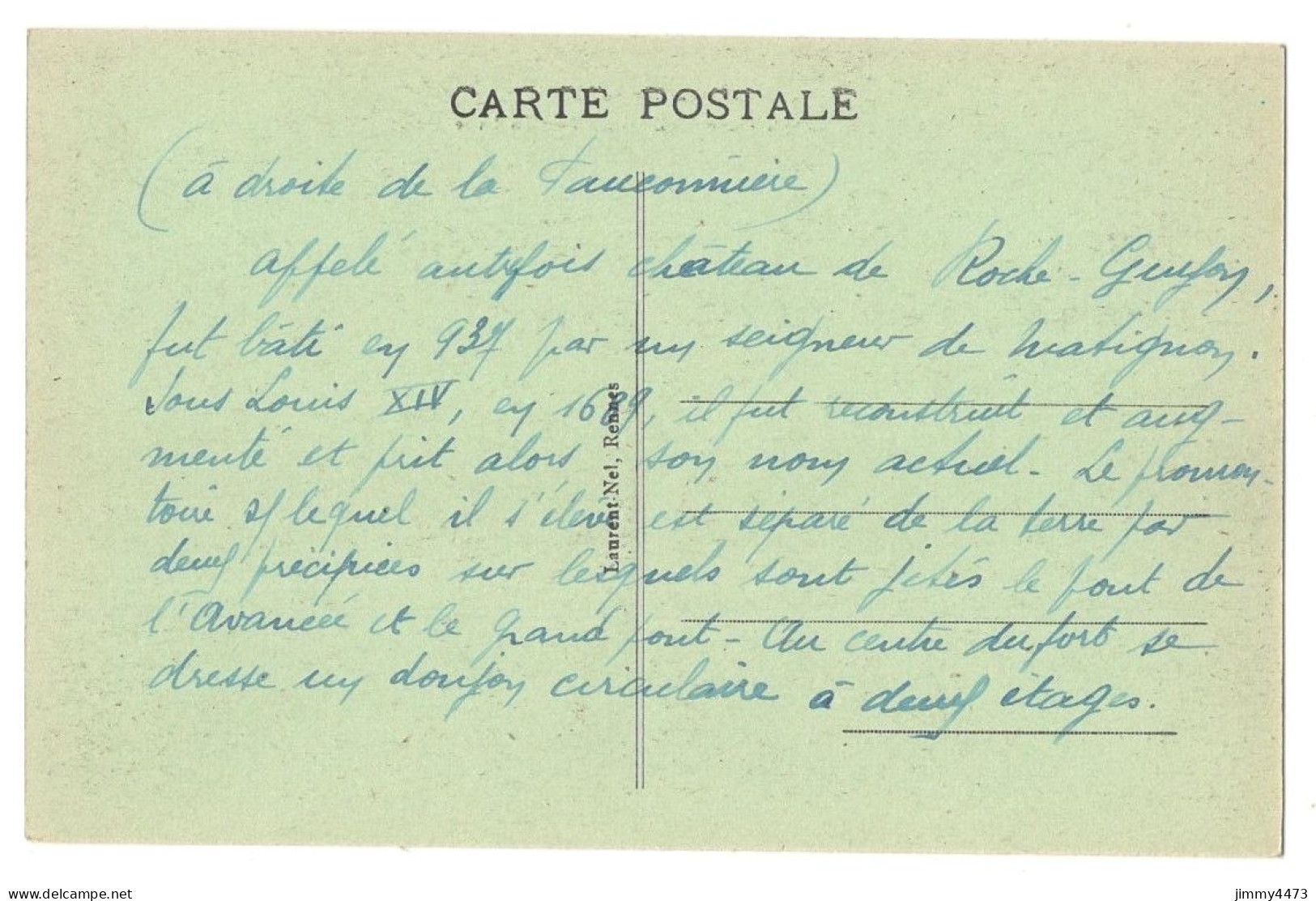 CPA - CAP FREHEL - Fort La Latte - Côte D'Emeraude - N° 2147 - Edit. Laurent Nel Rennes - Cap Frehel