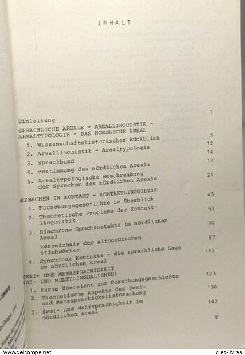 Sprachkontakte Und Zweisprachigkeit In Fennoskandinavien / Studies In Modern Philology 8 - Wissenschaft