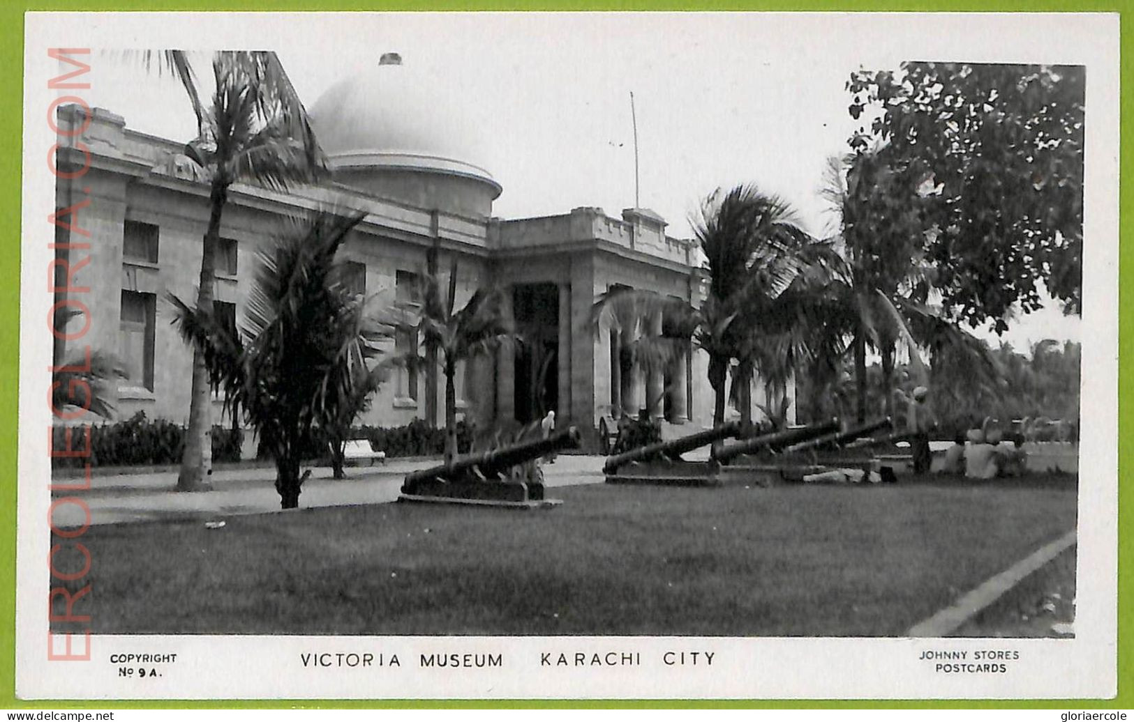 Ae9206 -  PAKISTAN -  VINTAGE POSTCARD - Karachi - Vitoria Museum - Pakistán